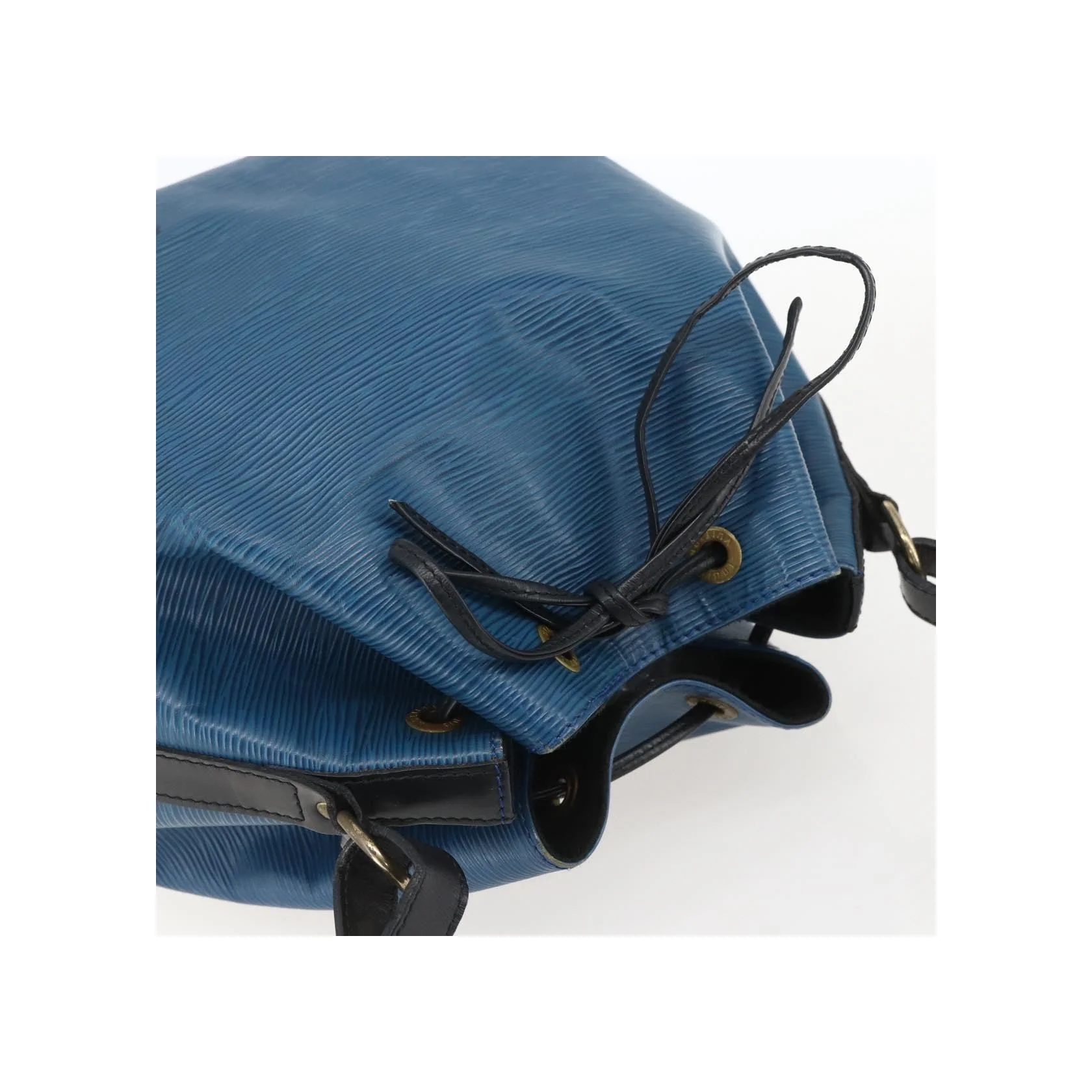 Sac À Main Louis Vuitton Petit Noé Bicolore - Blue - Image 13