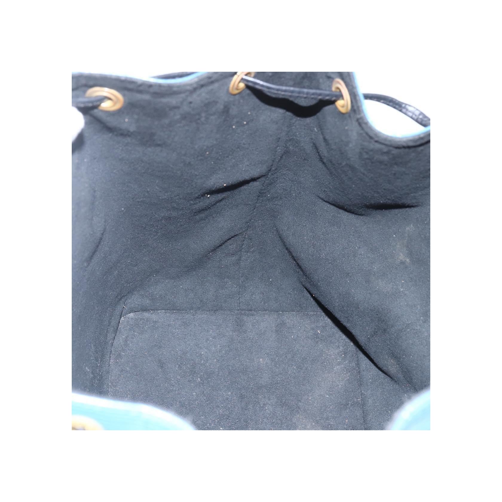 Sac À Main Louis Vuitton Petit Noé Bicolore - Blue - Image 17