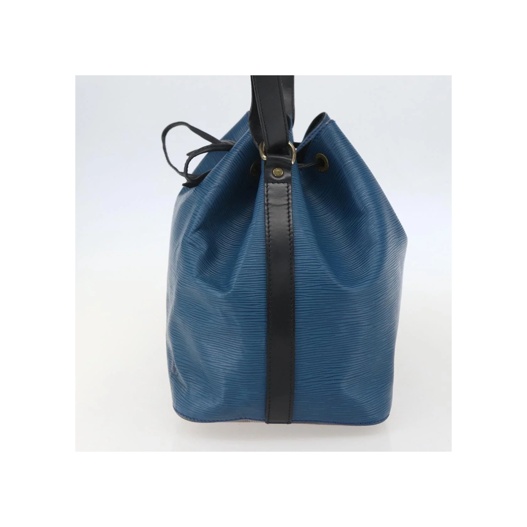 Sac À Main Louis Vuitton Petit Noé Bicolore - Blue - Image 4