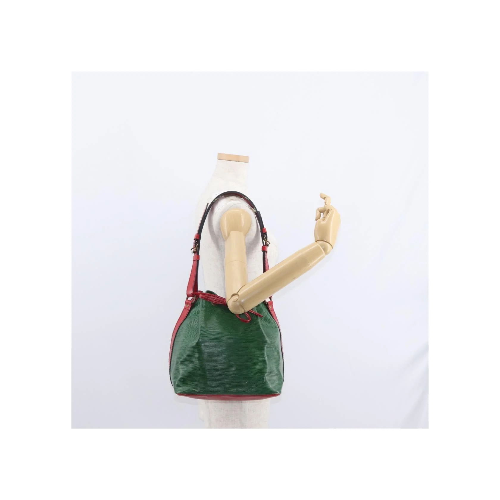 Sac À Main Louis Vuitton Petit Noé Bicolore - Green - Image 13