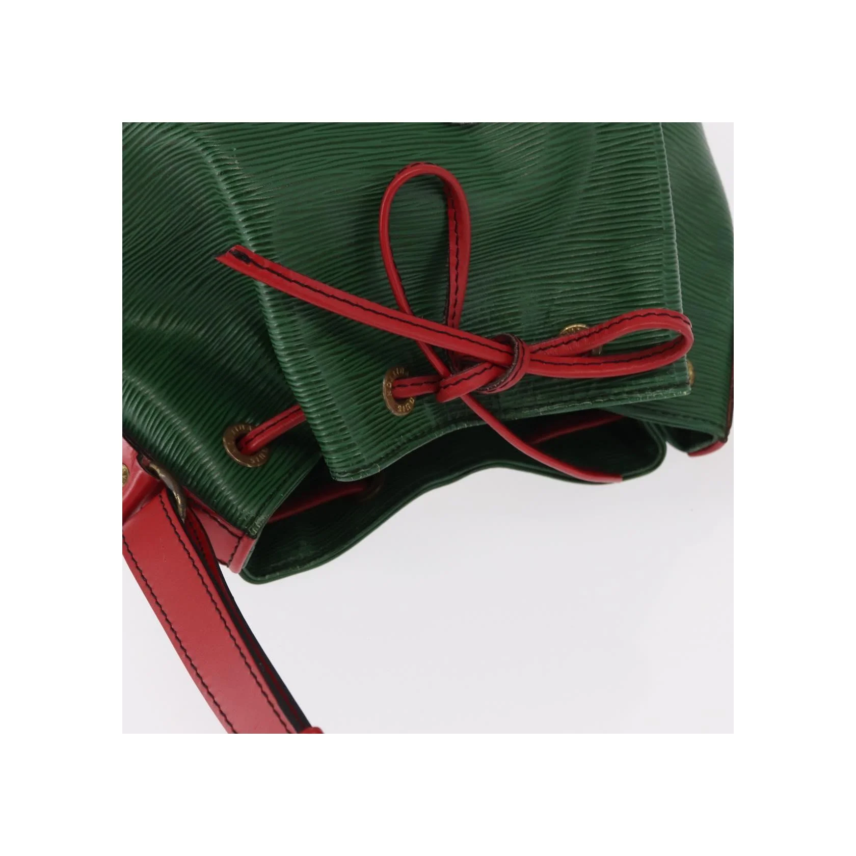 Sac À Main Louis Vuitton Petit Noé Bicolore - Green - Image 15