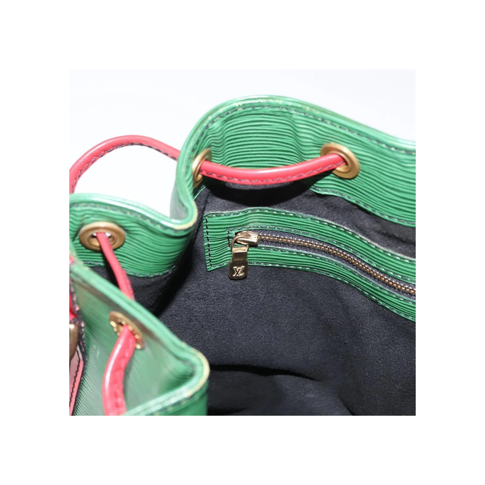 Sac À Main Louis Vuitton Petit Noé Bicolore - Green - Image 22