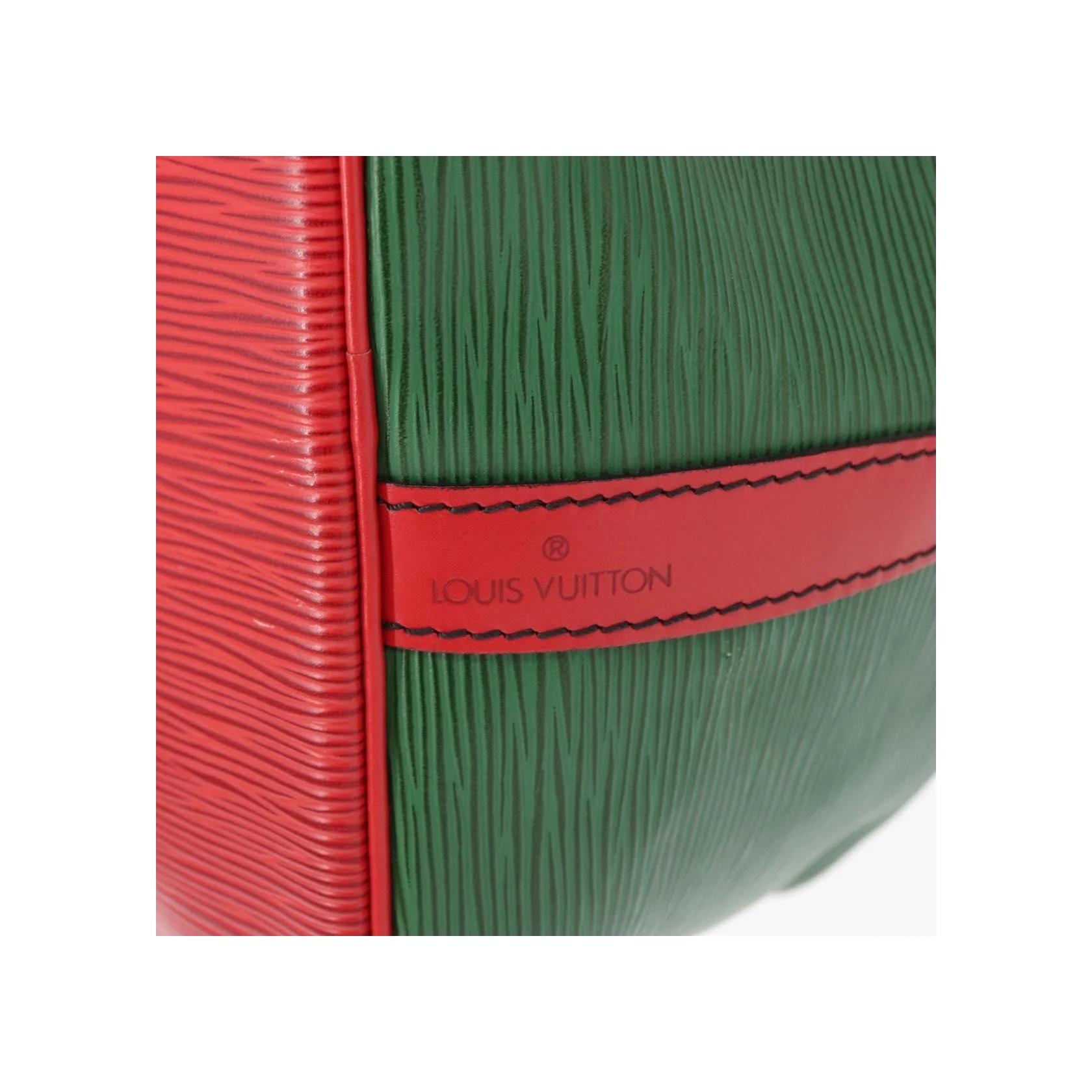 Sac À Main Louis Vuitton Petit Noé Bicolore - Green - Image 7