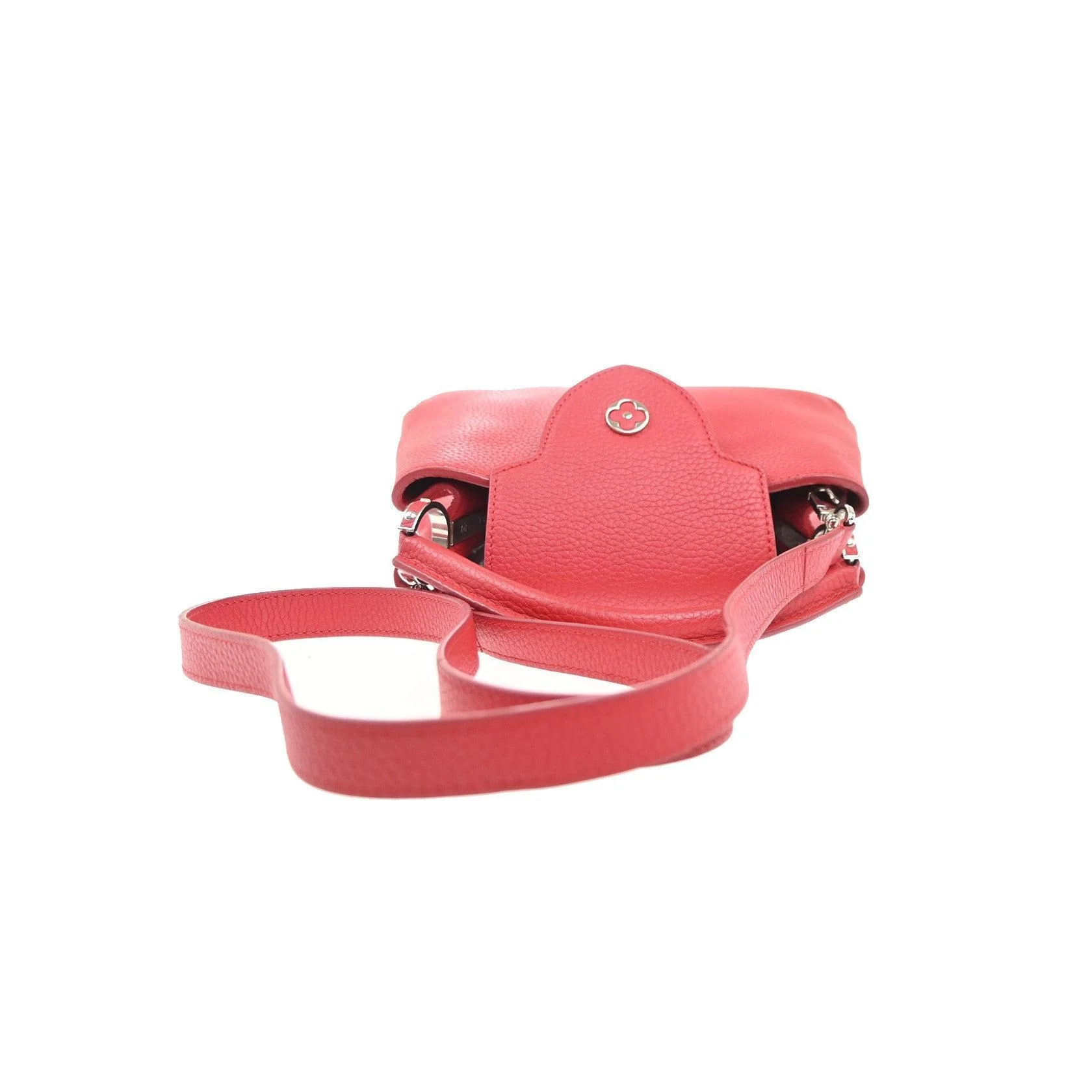 Sac Louis Vuitton Capucines - Red - Image 8