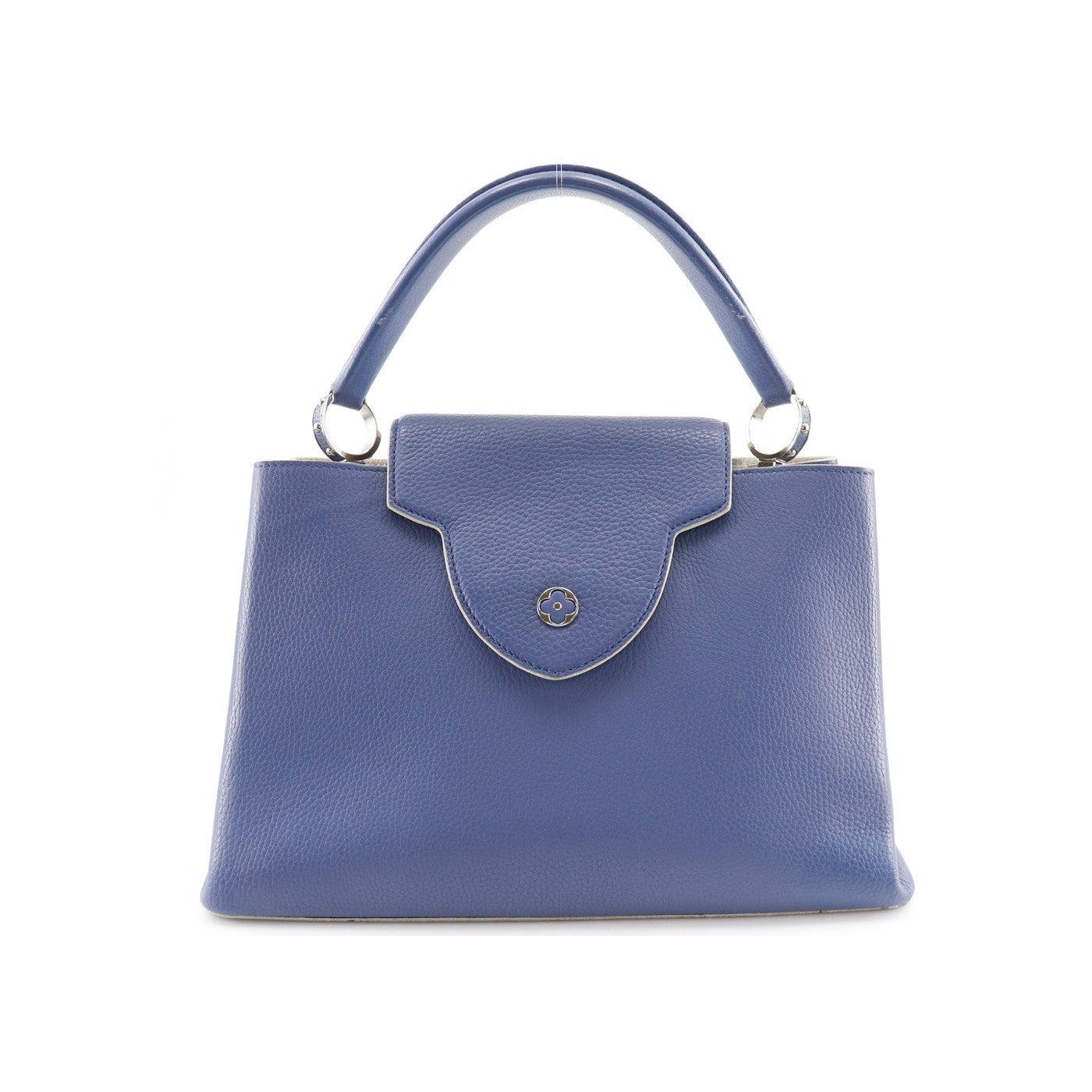 Sac Louis Vuitton Capucines - Blue - Image 10