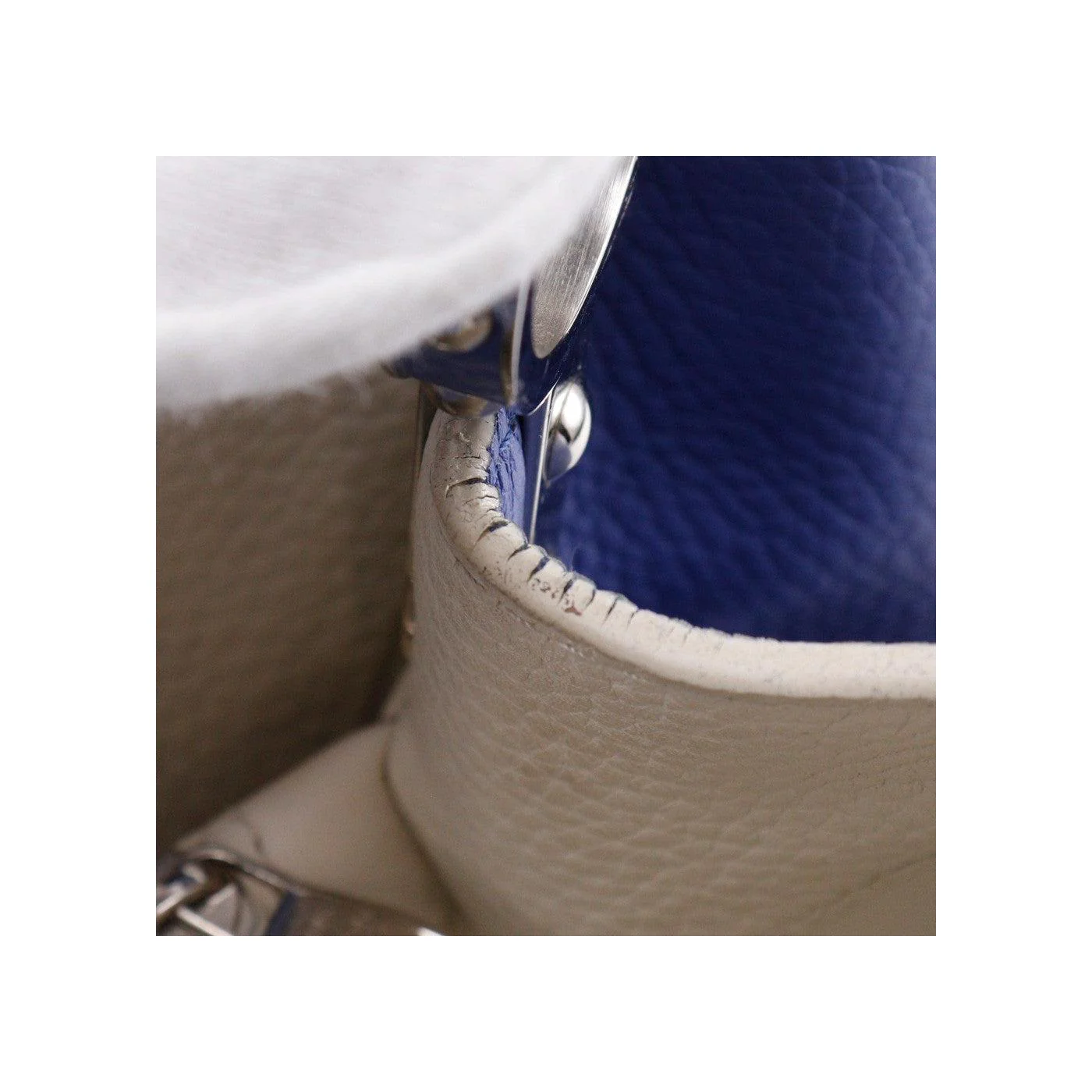 Sac Louis Vuitton Capucines - Blue - Image 8