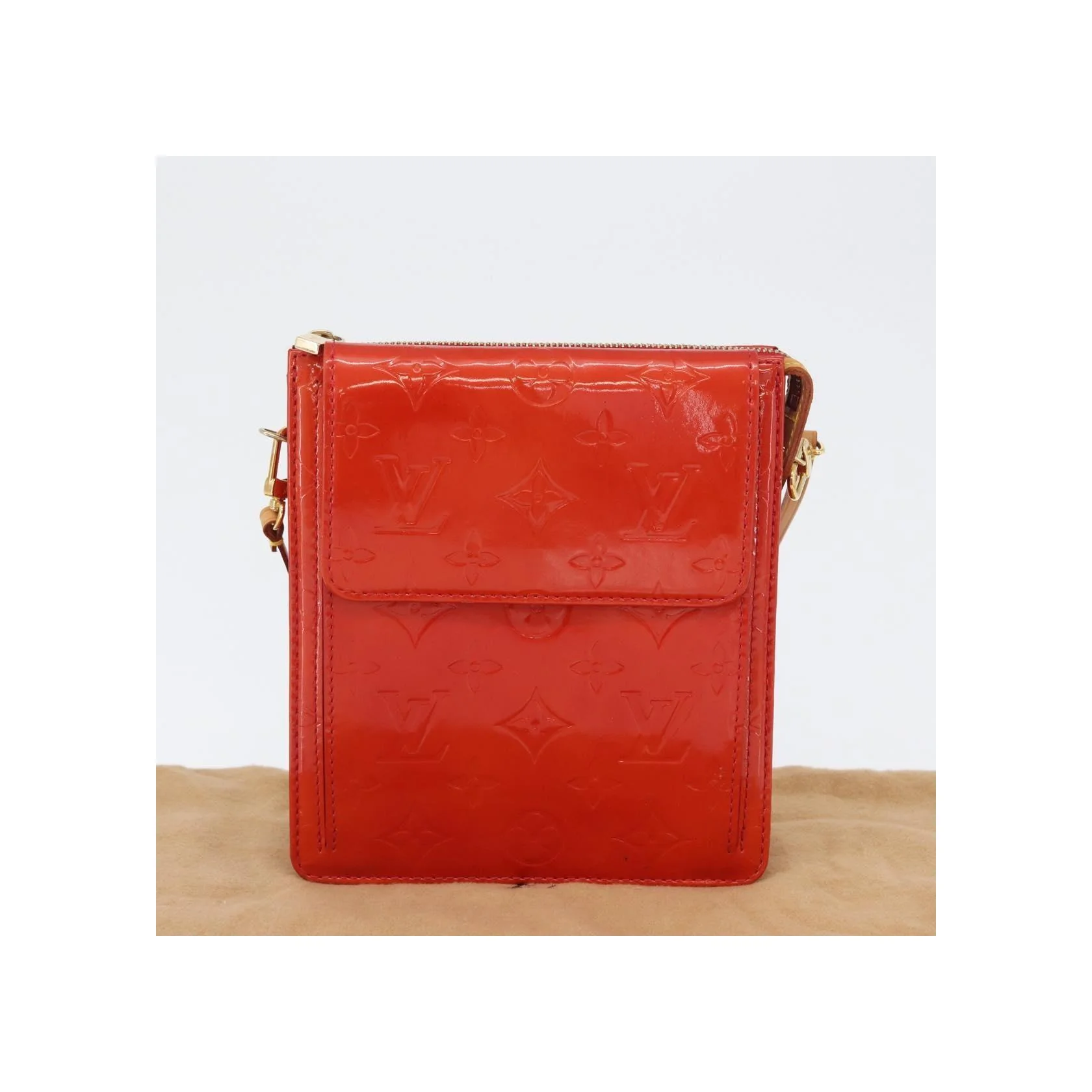 Sac À Main Louis Vuitton Mott - Red - Image 15