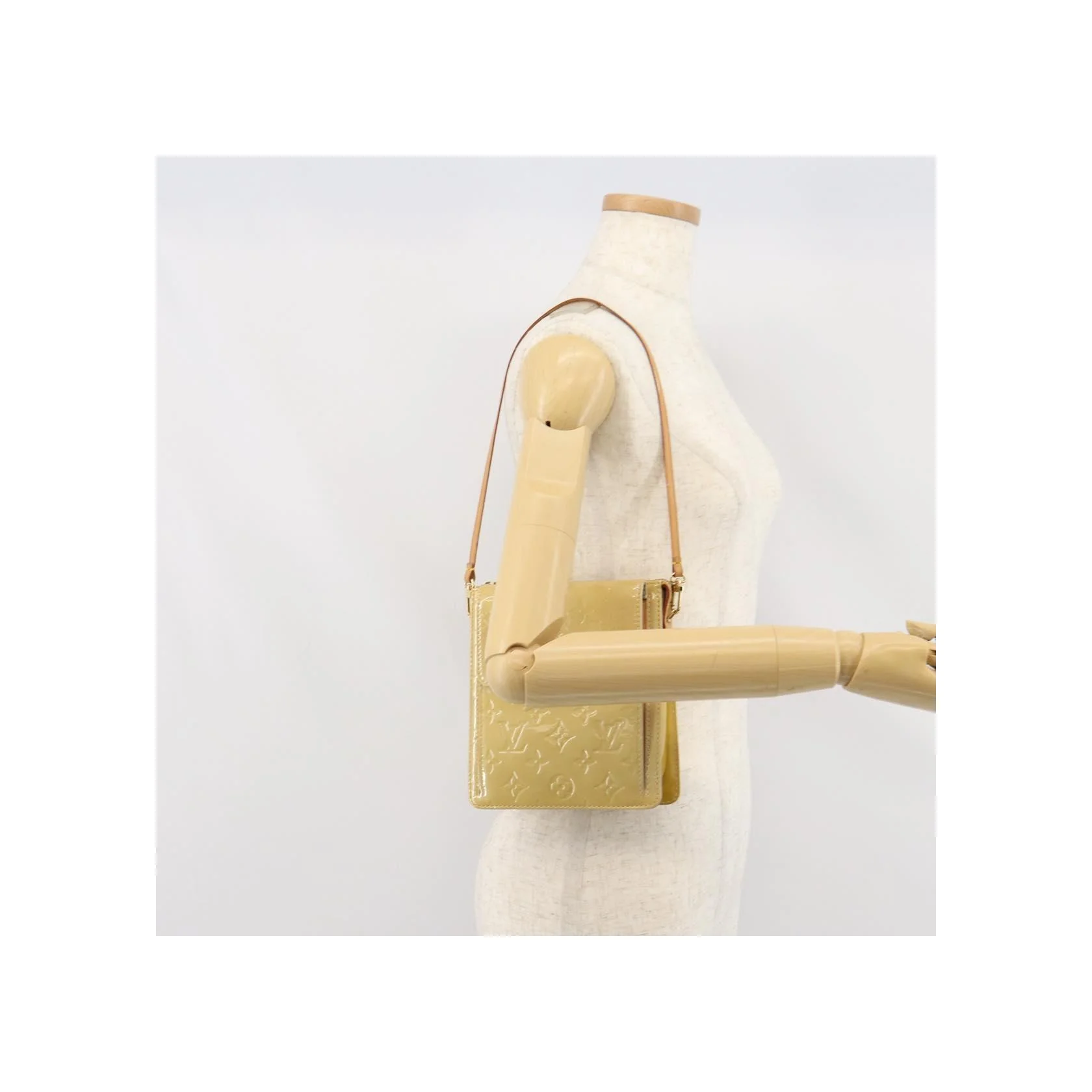 Sac À Main Louis Vuitton Mott - Beige - Image 14