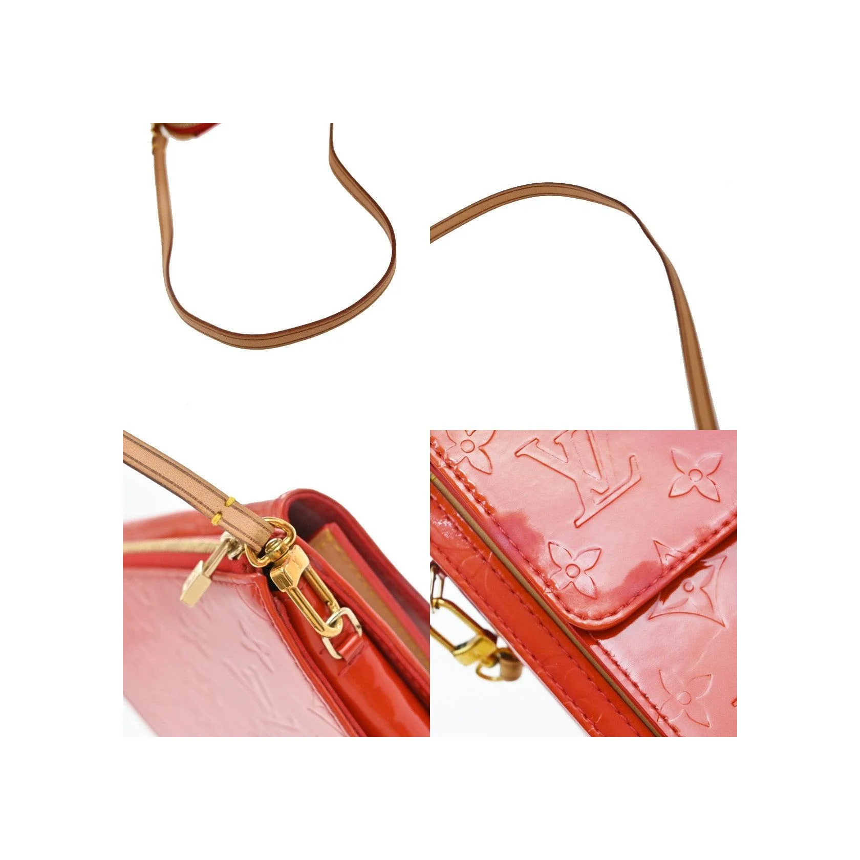 Sac À Main Louis Vuitton Mott - Red - Image 11