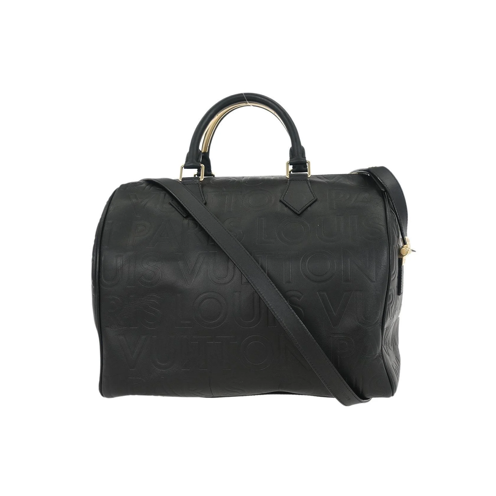 Sac Louis Vuitton Paris Speedy Cube - Black - Image 2