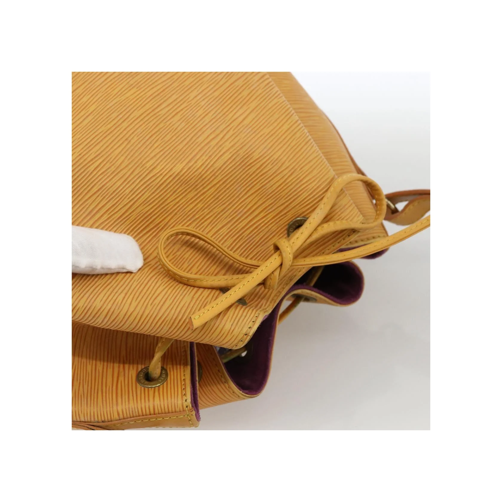 Sac À Main Louis Vuitton Petit Noé - Yellow - Image 14