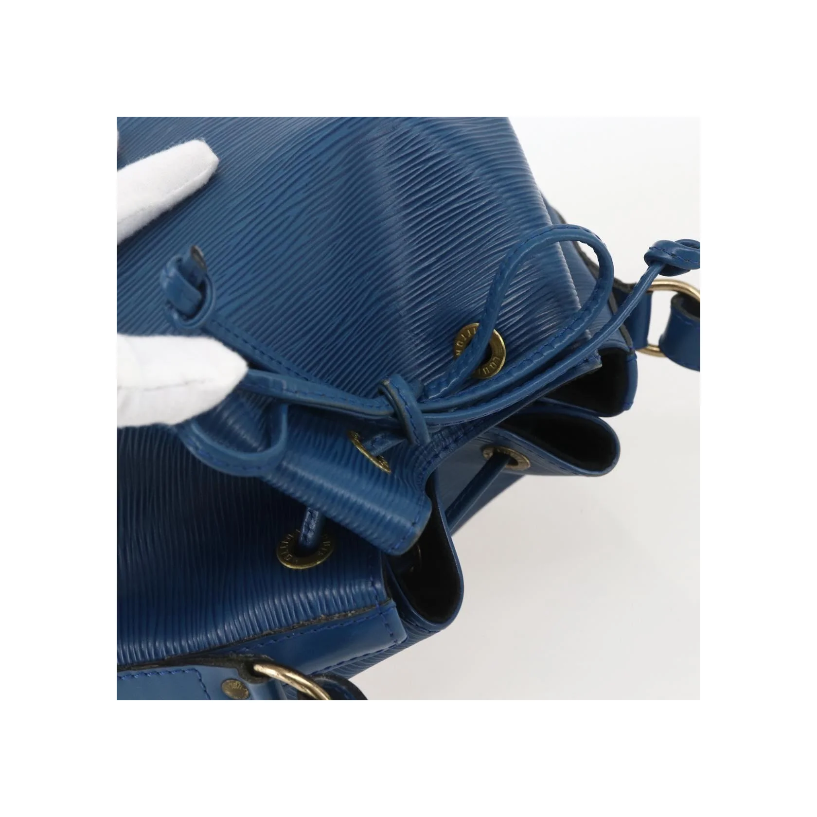 Sac À Main Louis Vuitton Petit Noé - Blue - Image 15