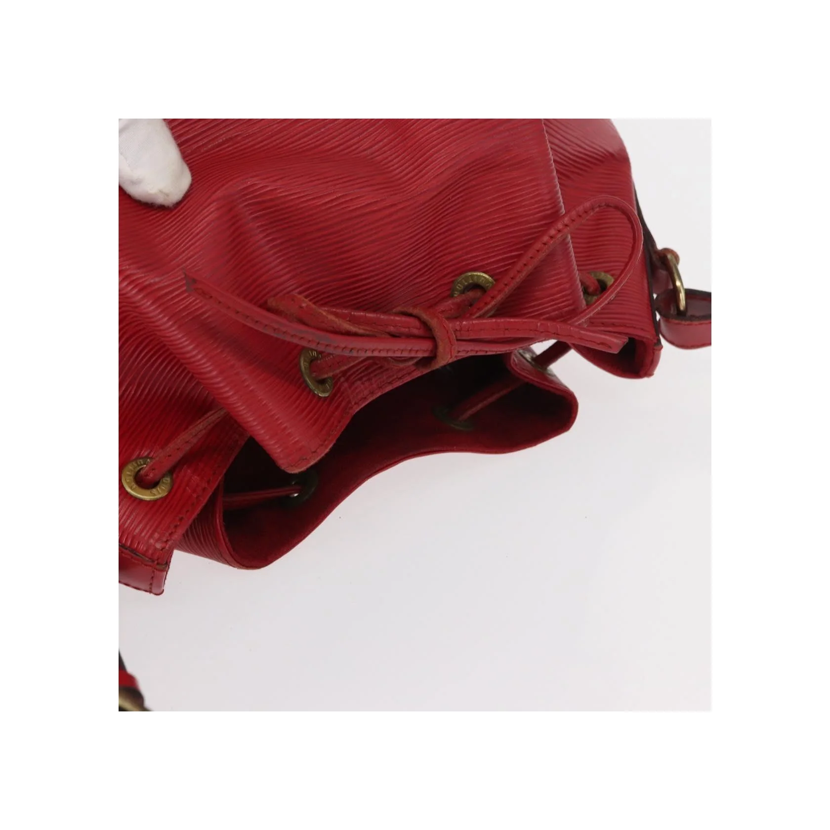 Sac À Main Louis Vuitton Petit Noé - Red - Image 15