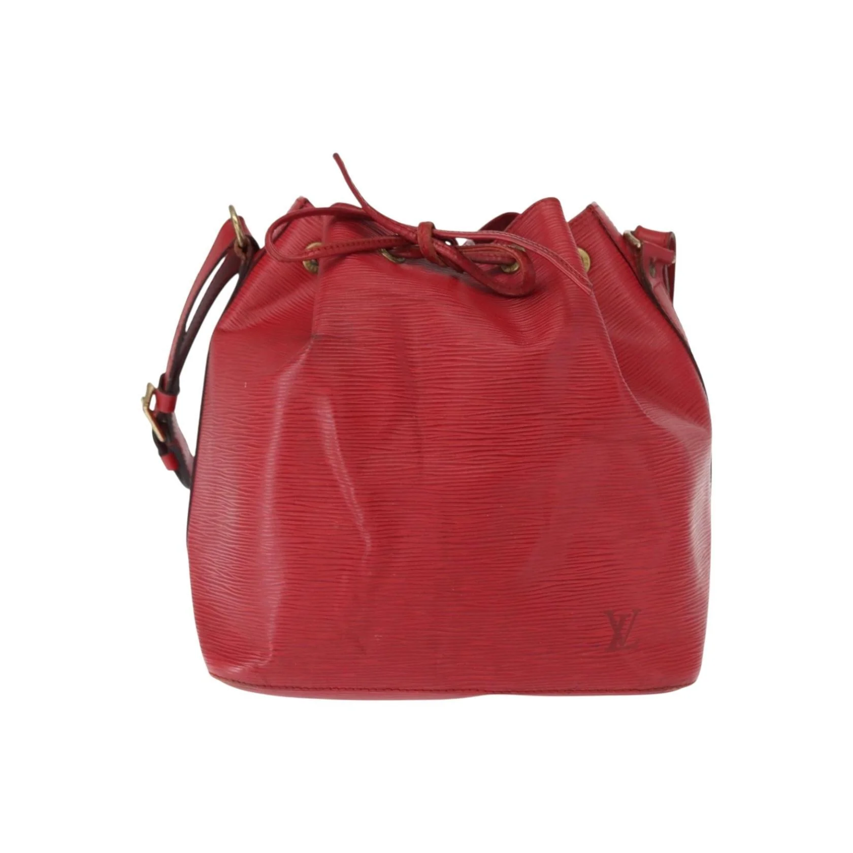 Sac À Main Louis Vuitton Petit Noé - Red - Image 18