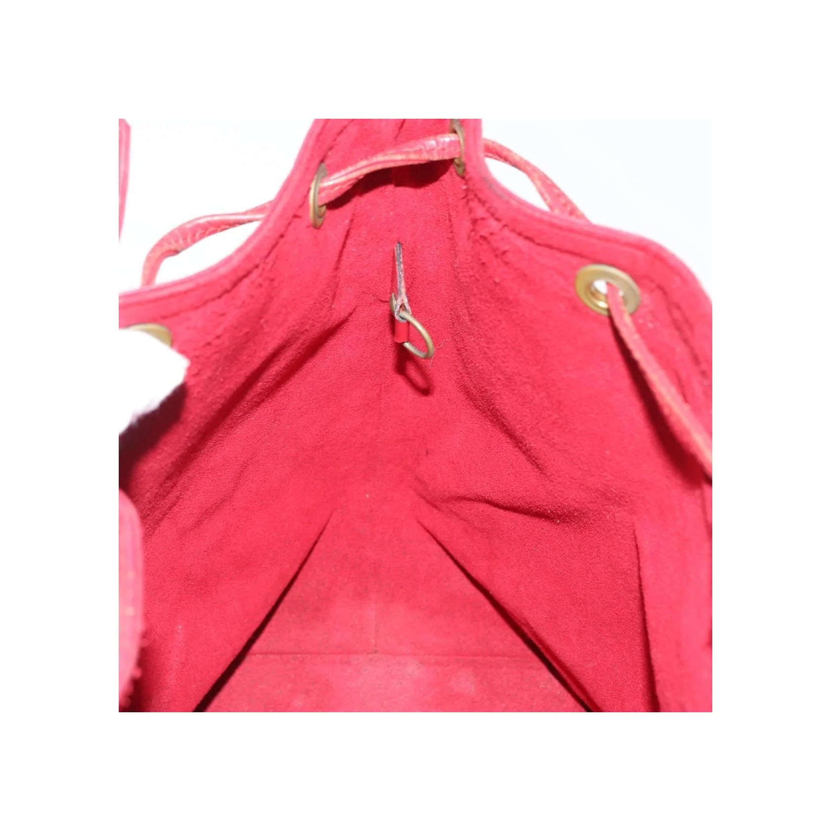 Sac À Main Louis Vuitton Petit Noé - Red - Image 21