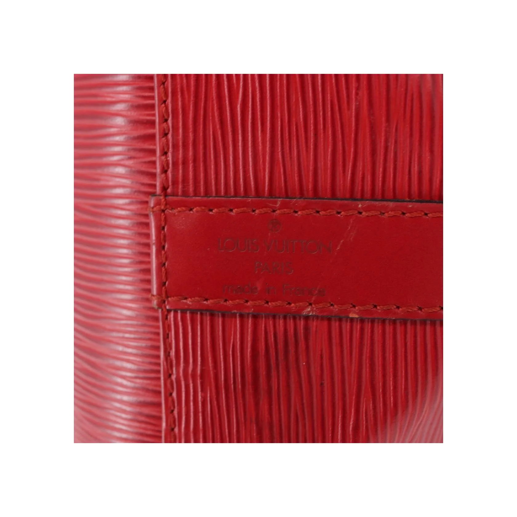 Sac À Main Louis Vuitton Petit Noé - Red - Image 6