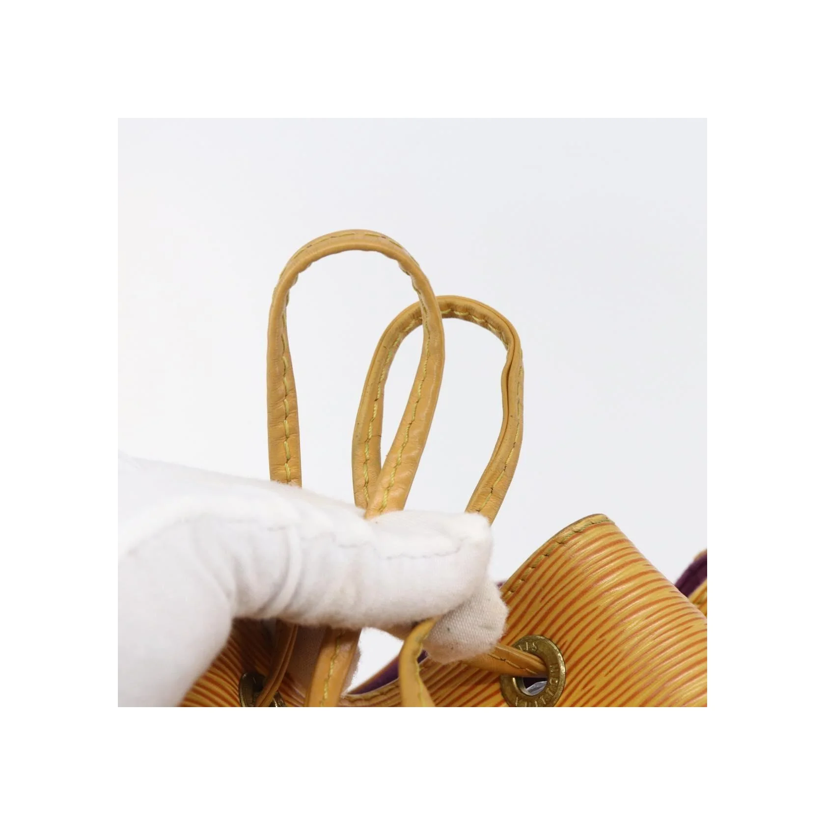 Sac À Main Louis Vuitton Petit Noé - Yellow - Image 18