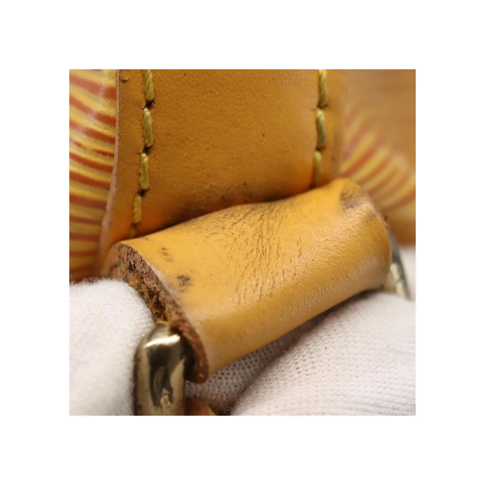 Sac À Main Louis Vuitton Petit Noé - Yellow - Image 7