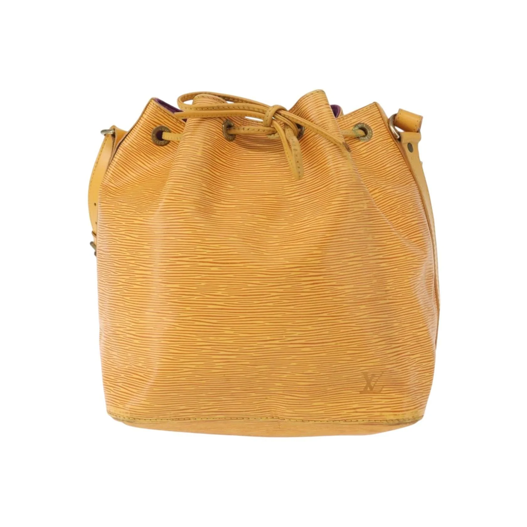 Sac À Main Louis Vuitton Petit Noé - Yellow - Image 17