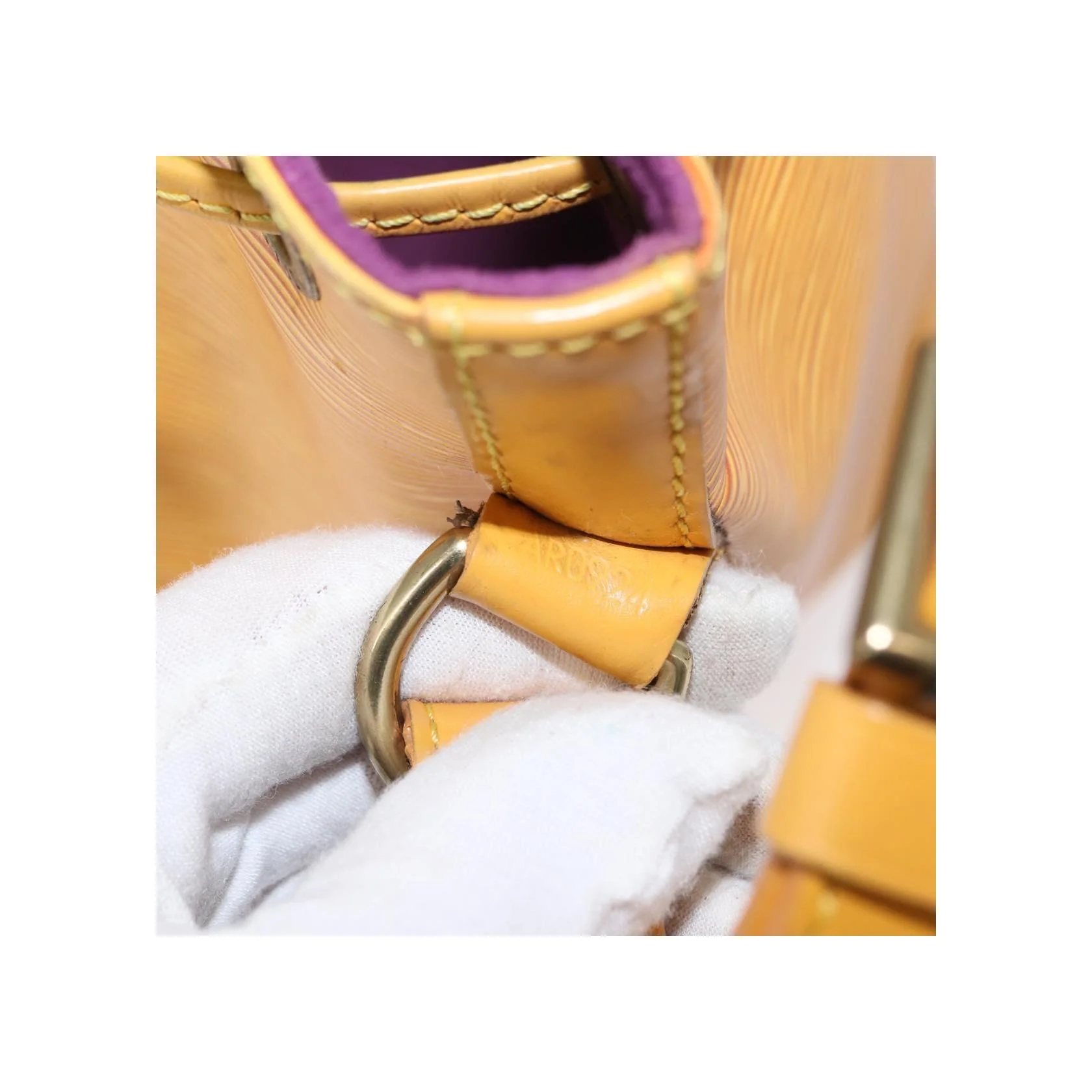Sac À Main Louis Vuitton Petit Noé - Yellow - Image 6