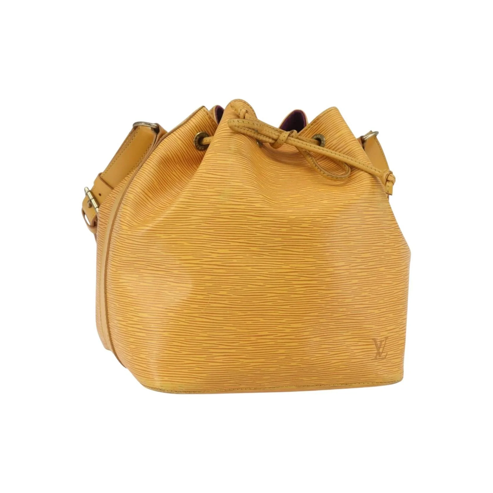 Sac À Main Louis Vuitton Petit Noé - Yellow - Image 13