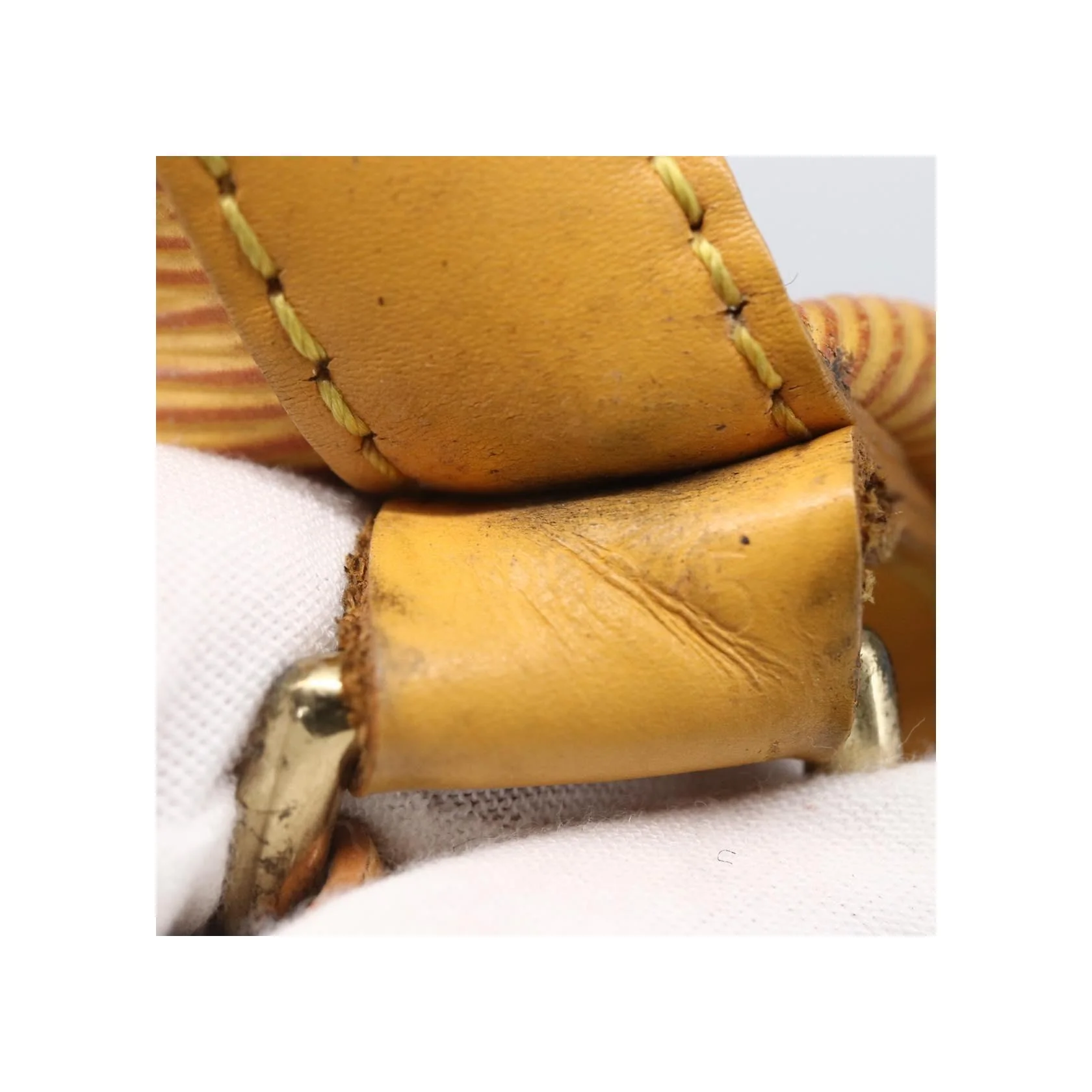 Sac À Main Louis Vuitton Petit Noé Nm - Yellow - Image 7