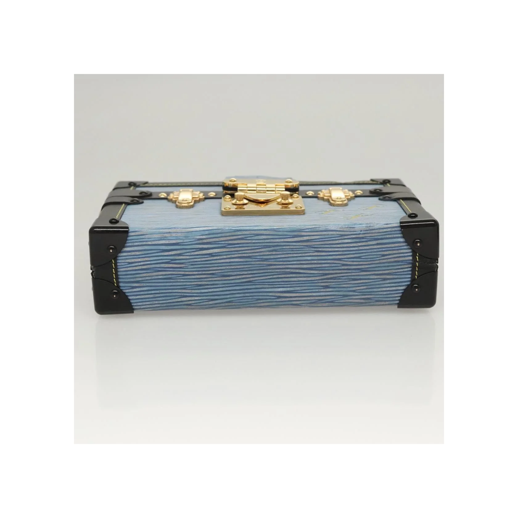 Sac À Main Louis Vuitton Petite Malle - Blue - Image 19