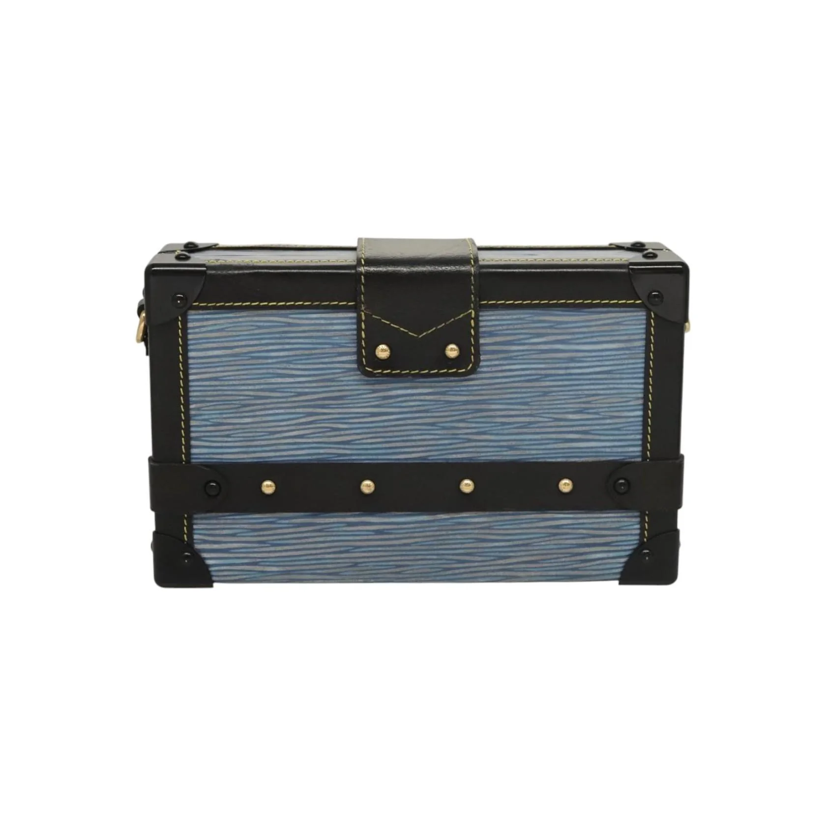 Sac À Main Louis Vuitton Petite Malle - Blue - Image 2