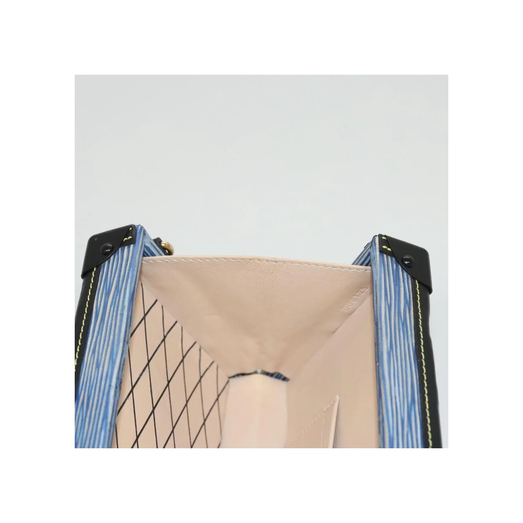 Sac À Main Louis Vuitton Petite Malle - Blue - Image 21