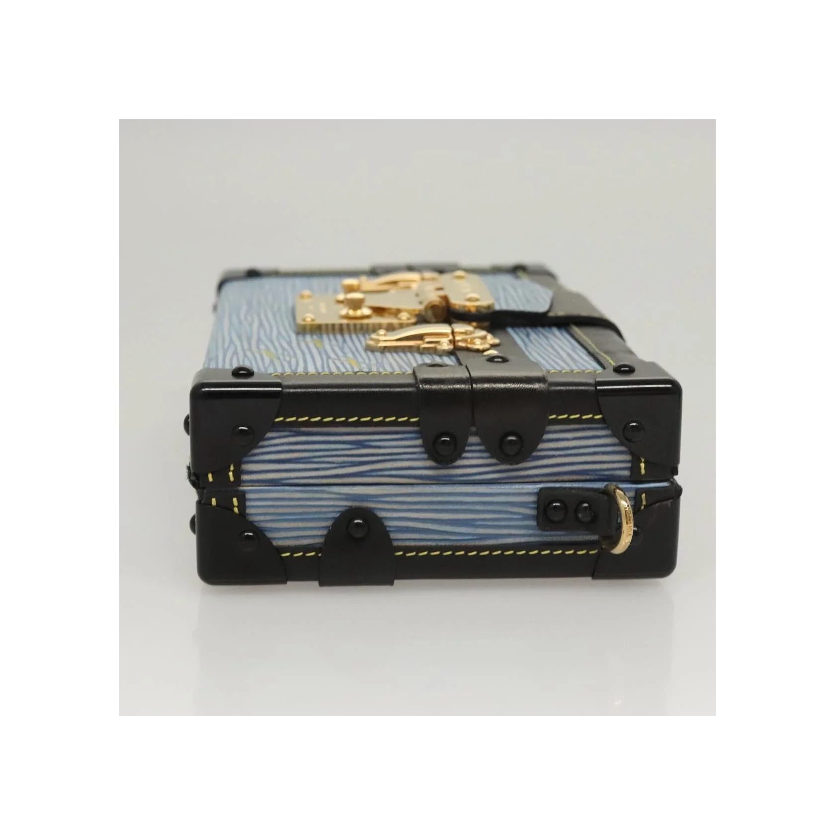 Sac À Main Louis Vuitton Petite Malle - Blue - Image 3