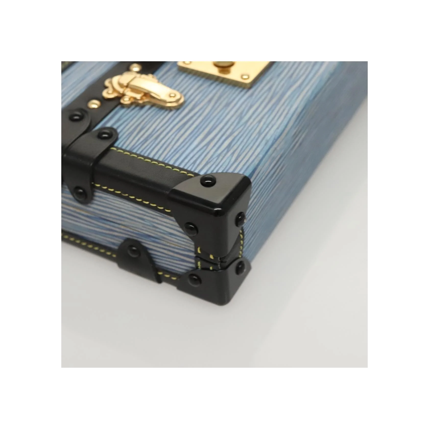 Sac À Main Louis Vuitton Petite Malle - Blue - Image 8