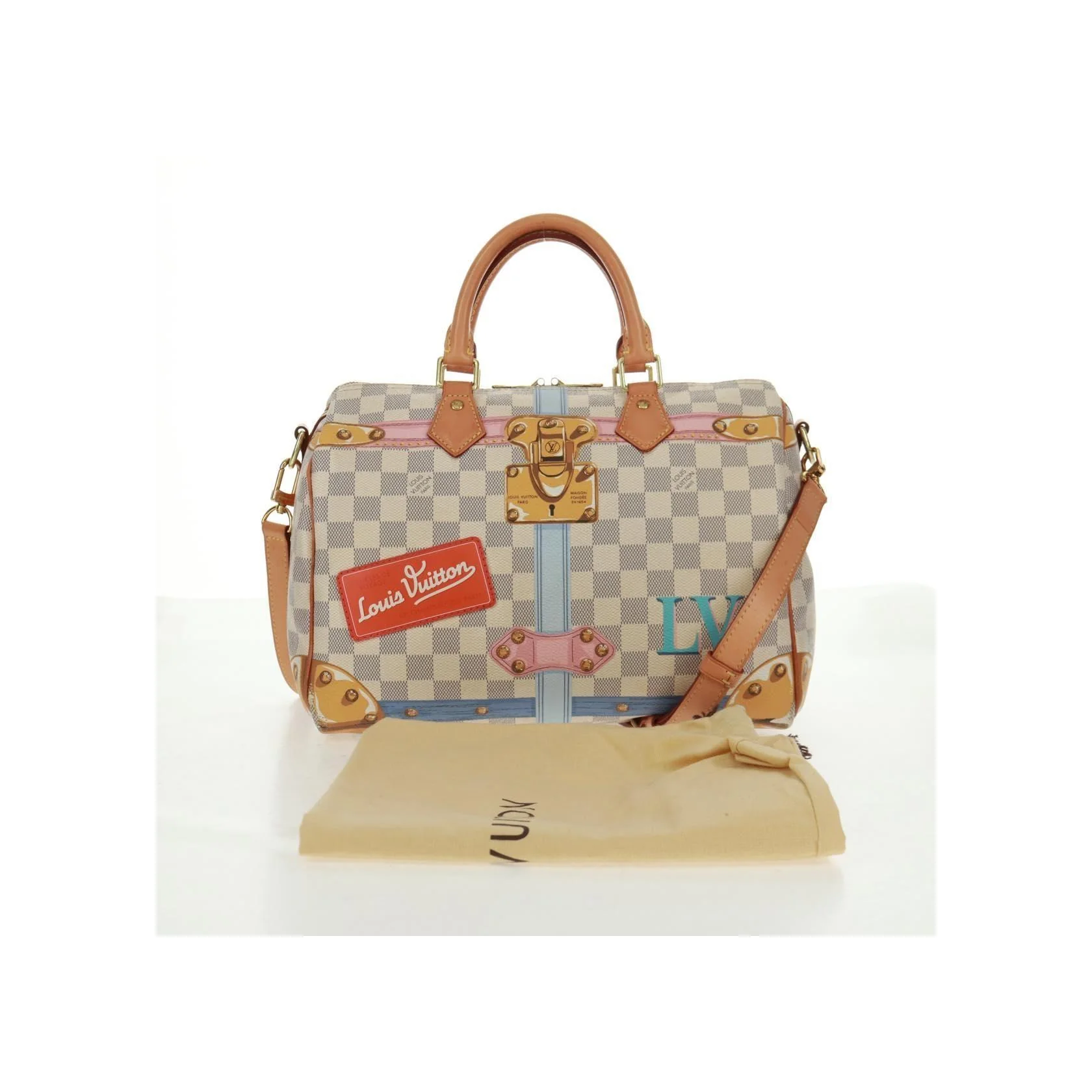 Sac Bandoulière Louis Vuitton Speedy - Multicolour - Image 13