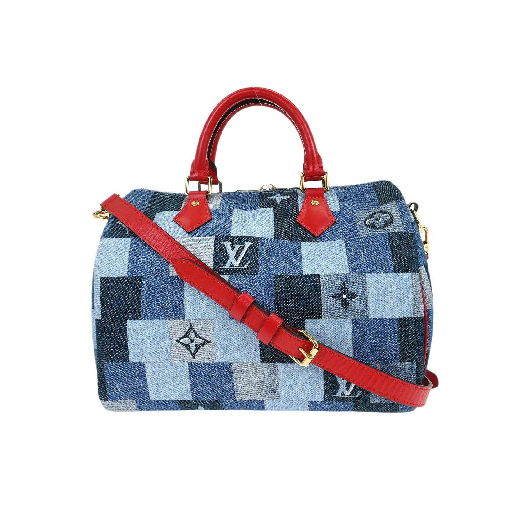 Sac Bandoulière Louis Vuitton Speedy - Blue - Image 2