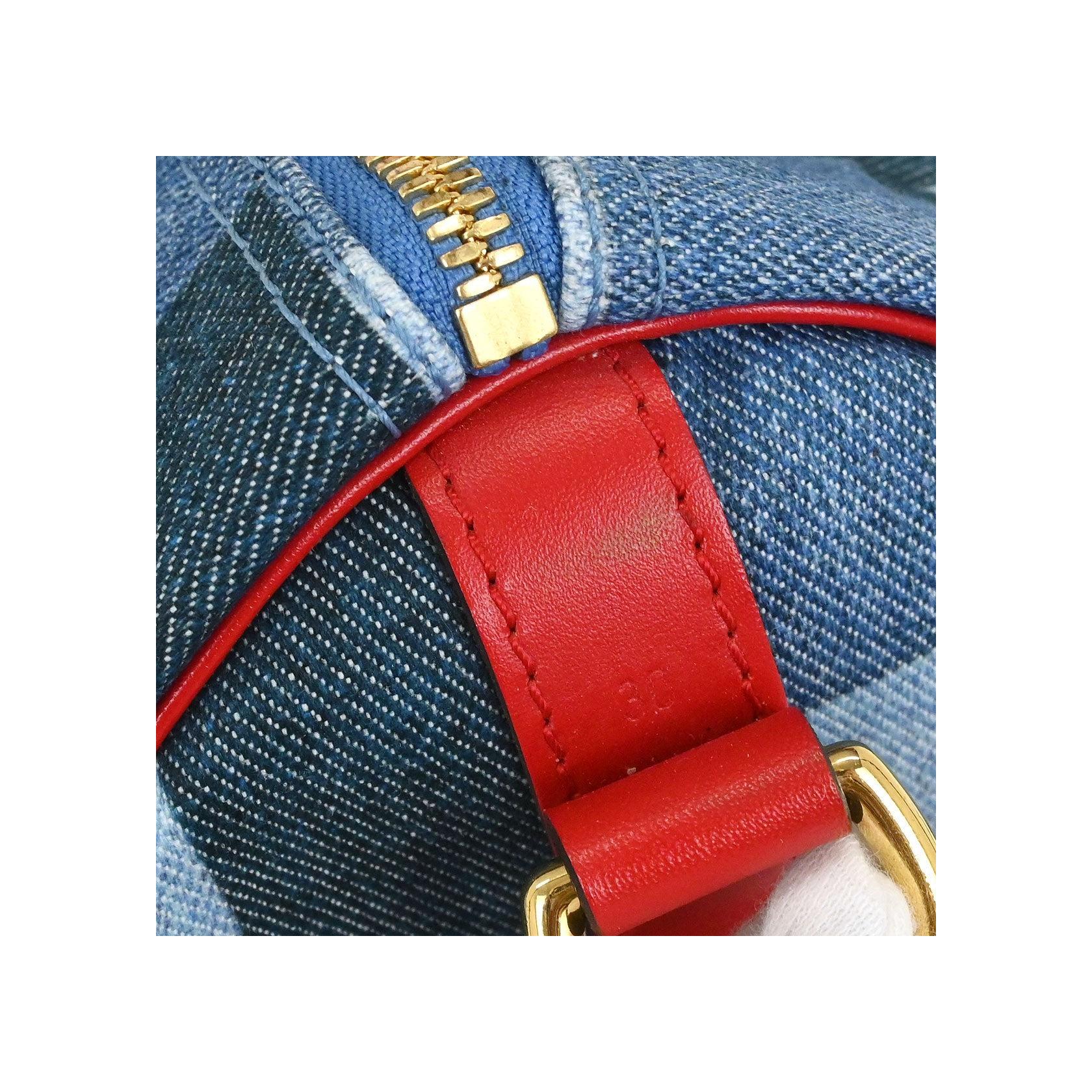 Sac Bandoulière Louis Vuitton Speedy - Blue - Image 9