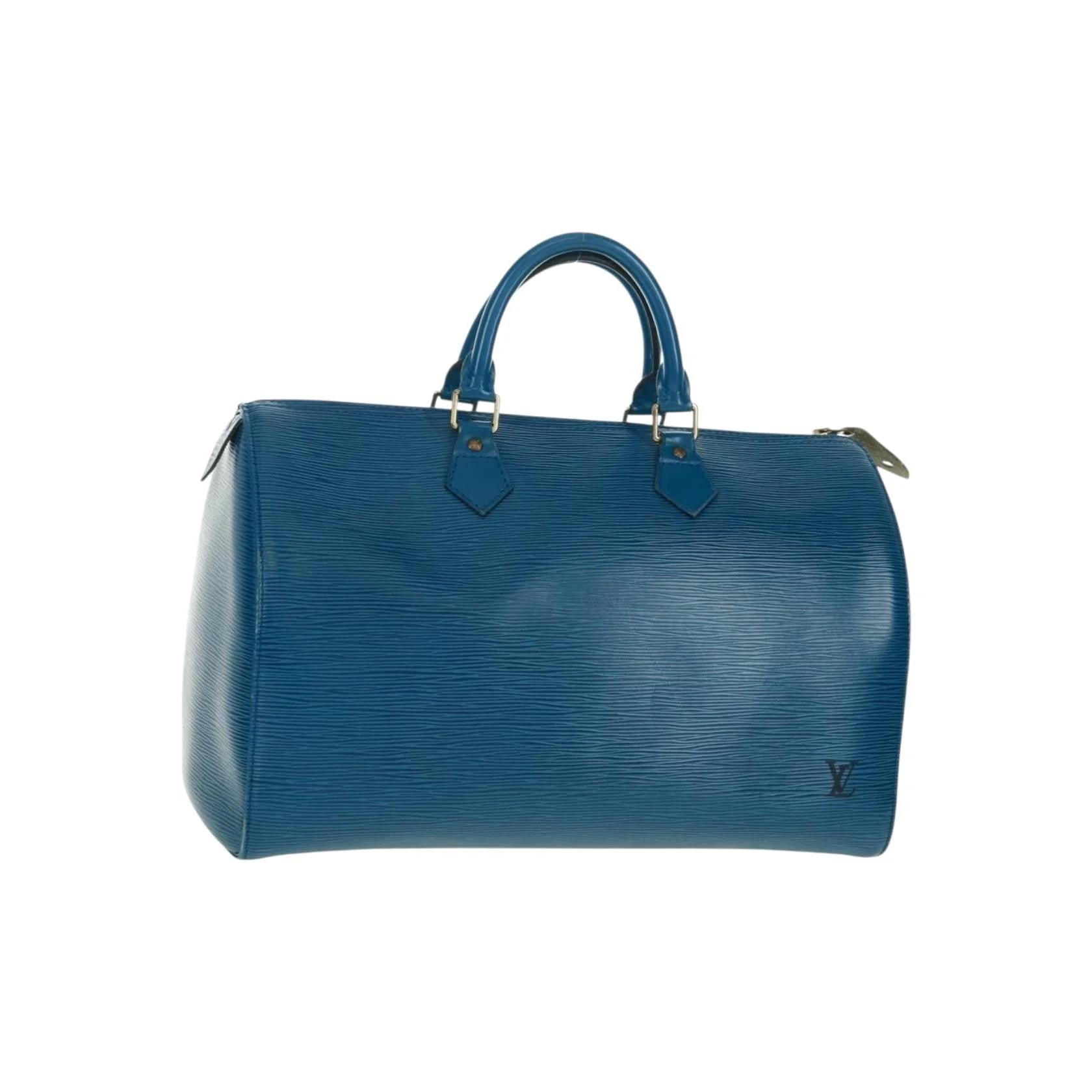 Sac À Main Louis Vuitton Speedy - Blue - Image 20