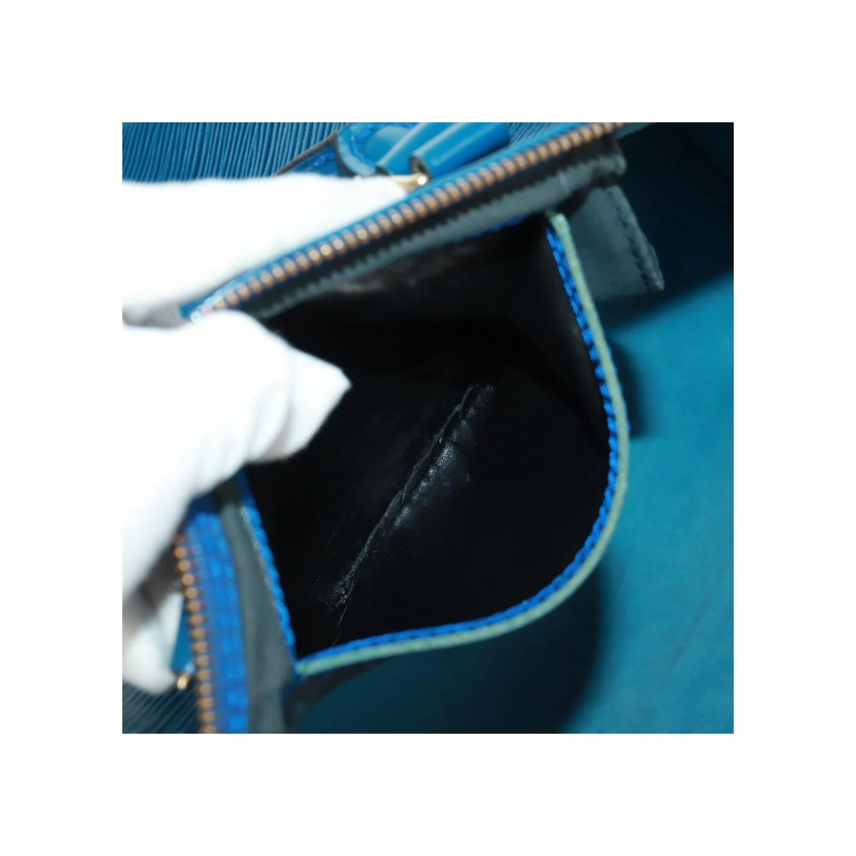 Sac À Main Louis Vuitton Speedy - Blue - Image 24
