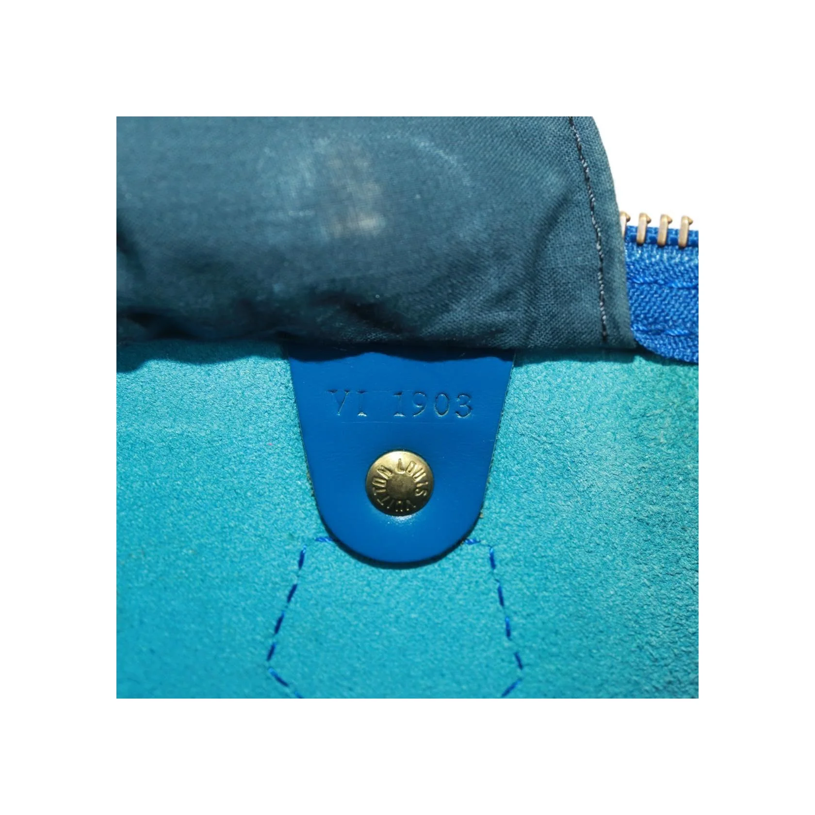 Sac À Main Louis Vuitton Speedy - Blue - Image 6