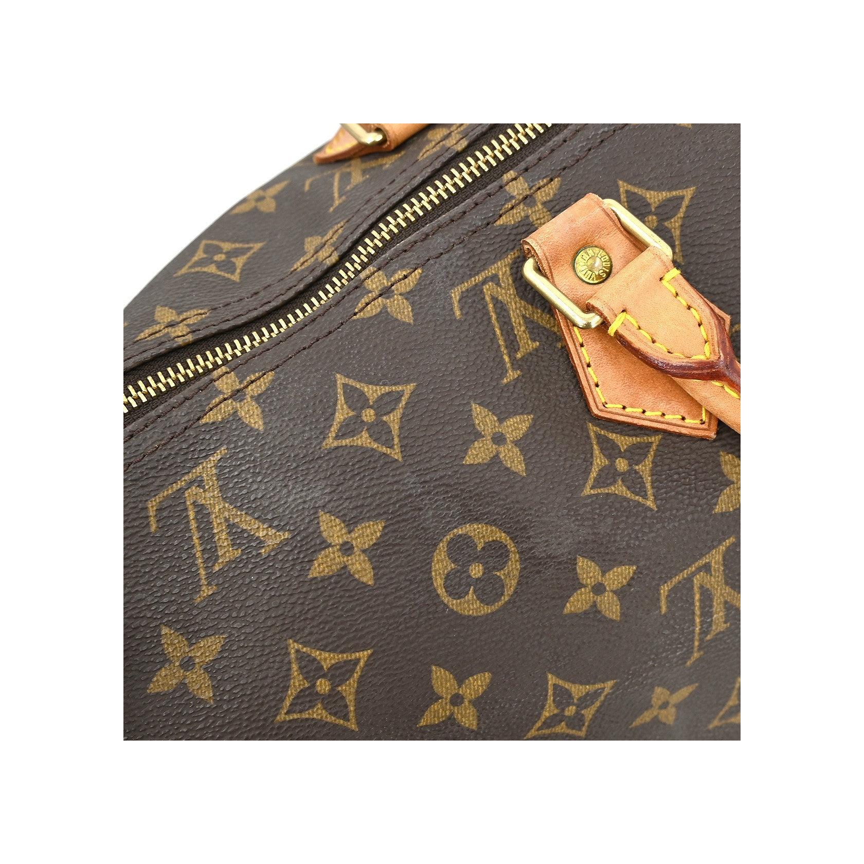 Sac À Main Louis Vuitton Speedy - Brown - Image 12