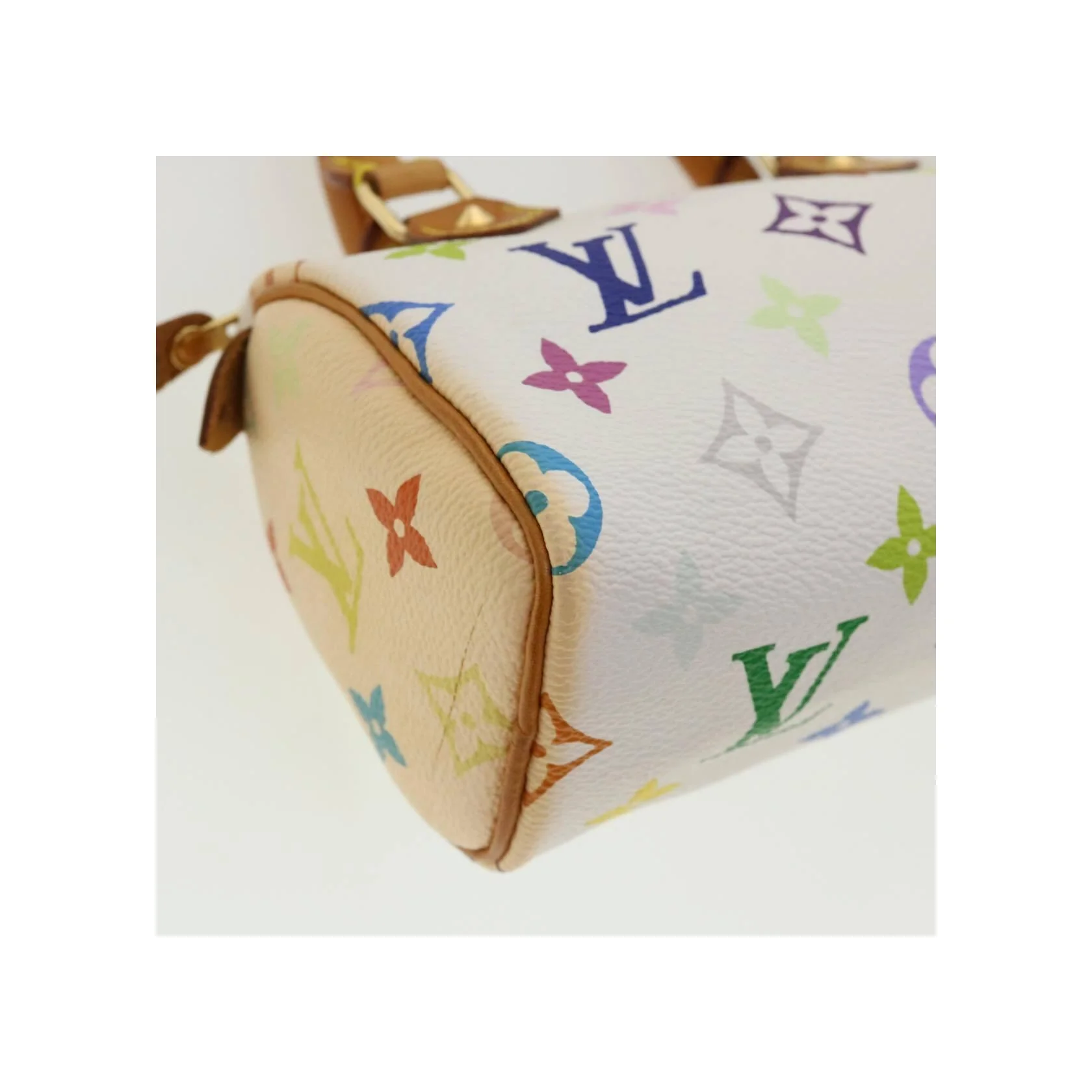 Sac À Main Louis Vuitton Speedy Mini Hl - White - Image 10