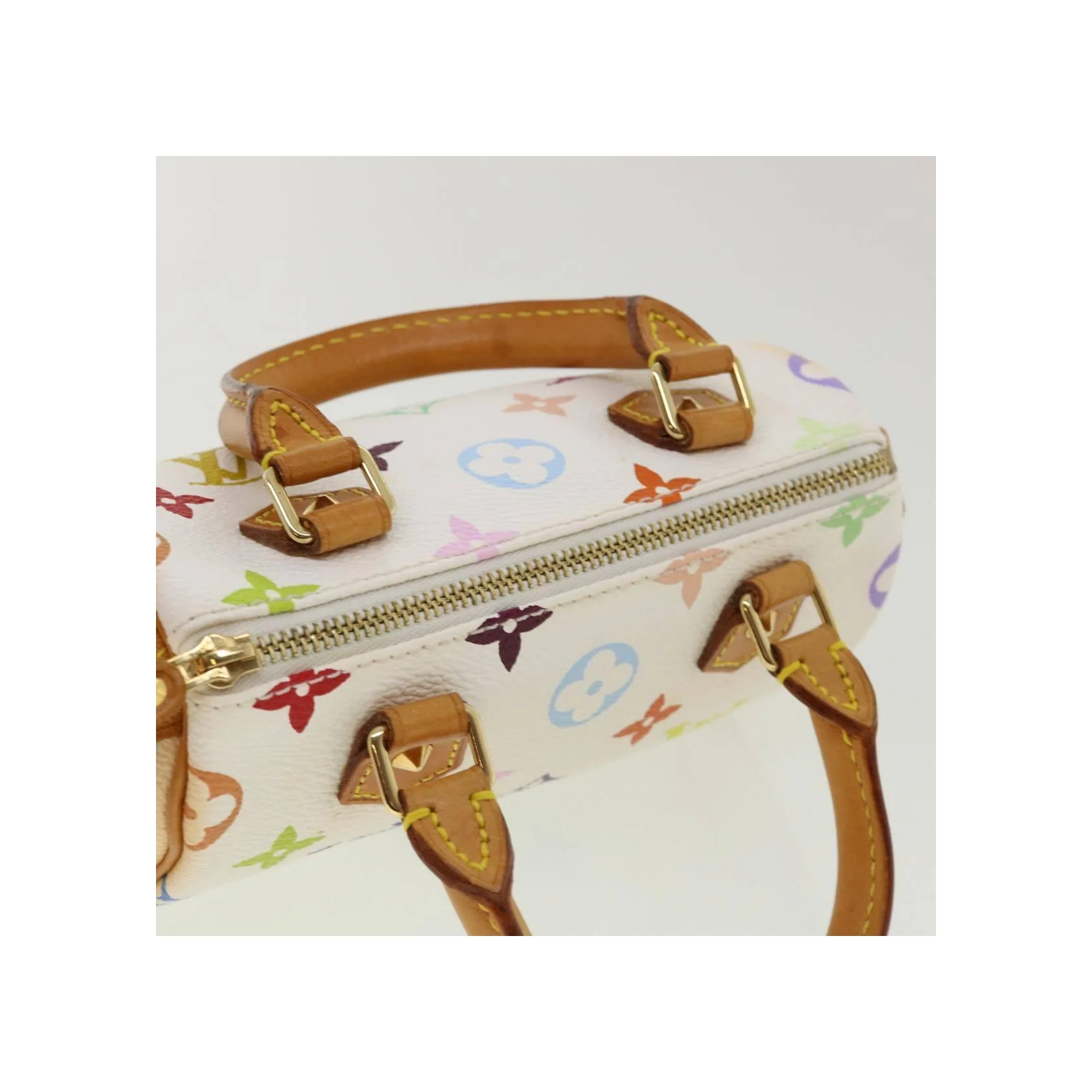Sac À Main Louis Vuitton Speedy Mini Hl - White - Image 13