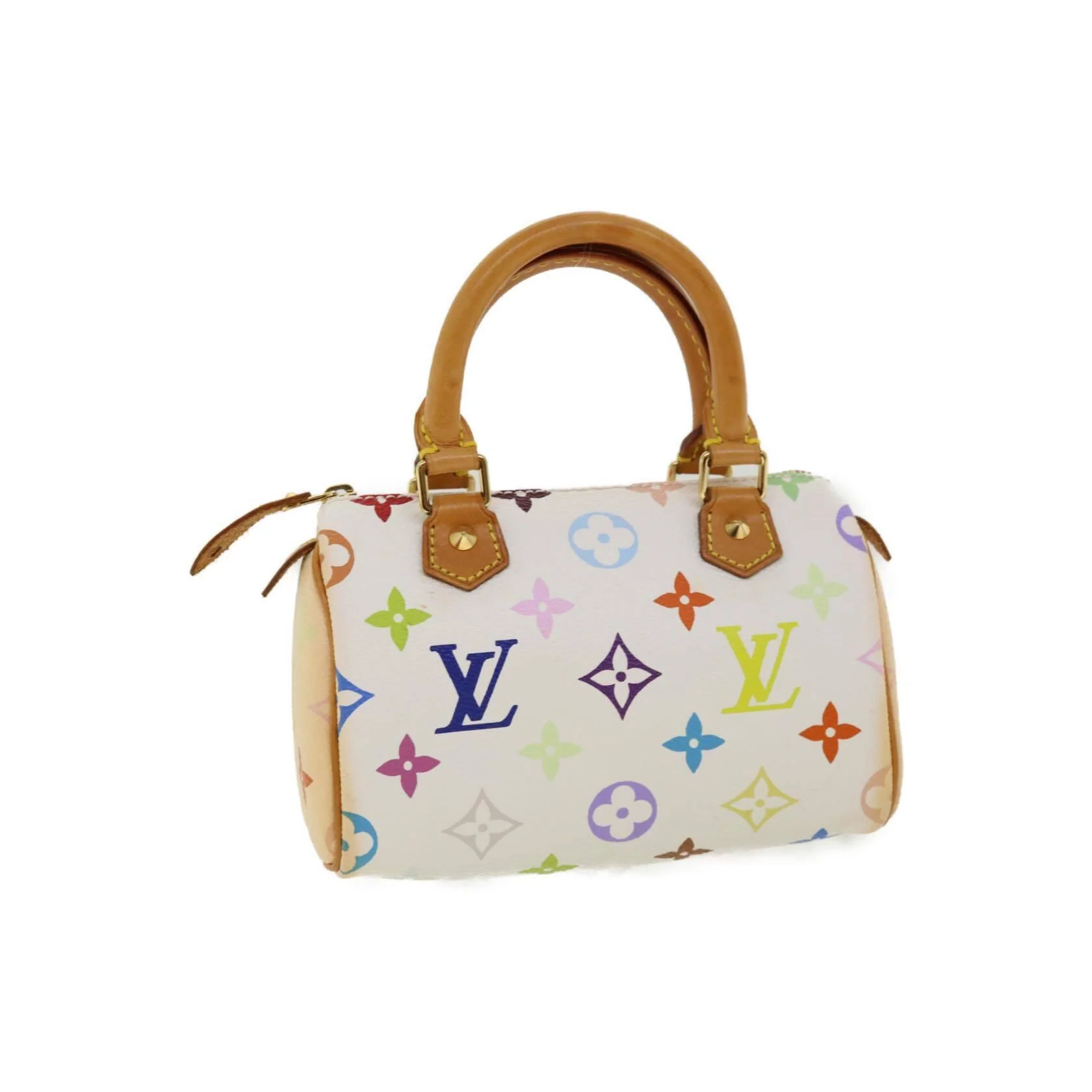 Sac À Main Louis Vuitton Speedy Mini Hl - White - Image 19