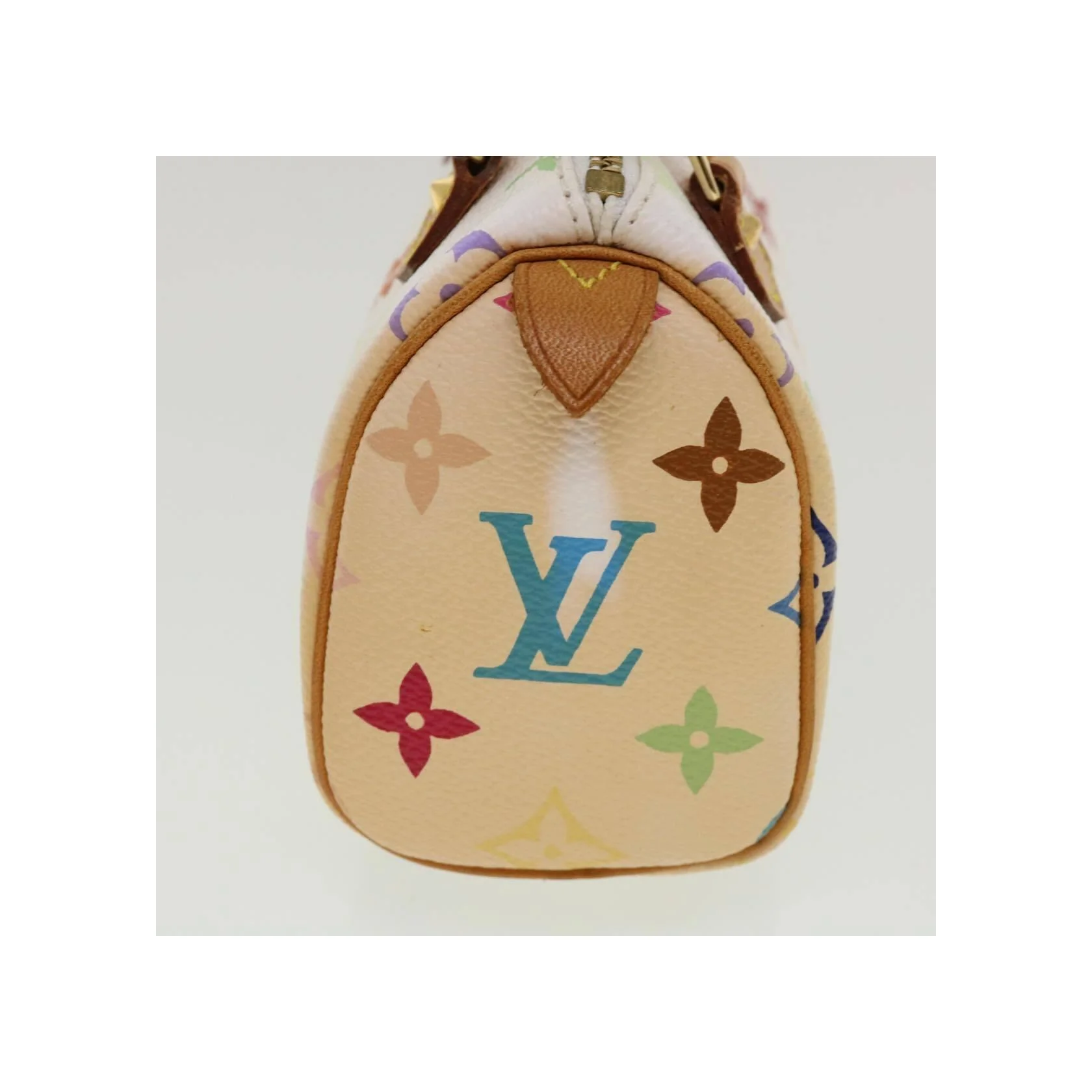 Sac À Main Louis Vuitton Speedy Mini Hl - White - Image 3