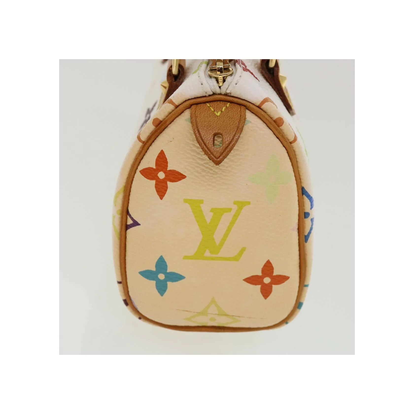 Sac À Main Louis Vuitton Speedy Mini Hl - White - Image 4