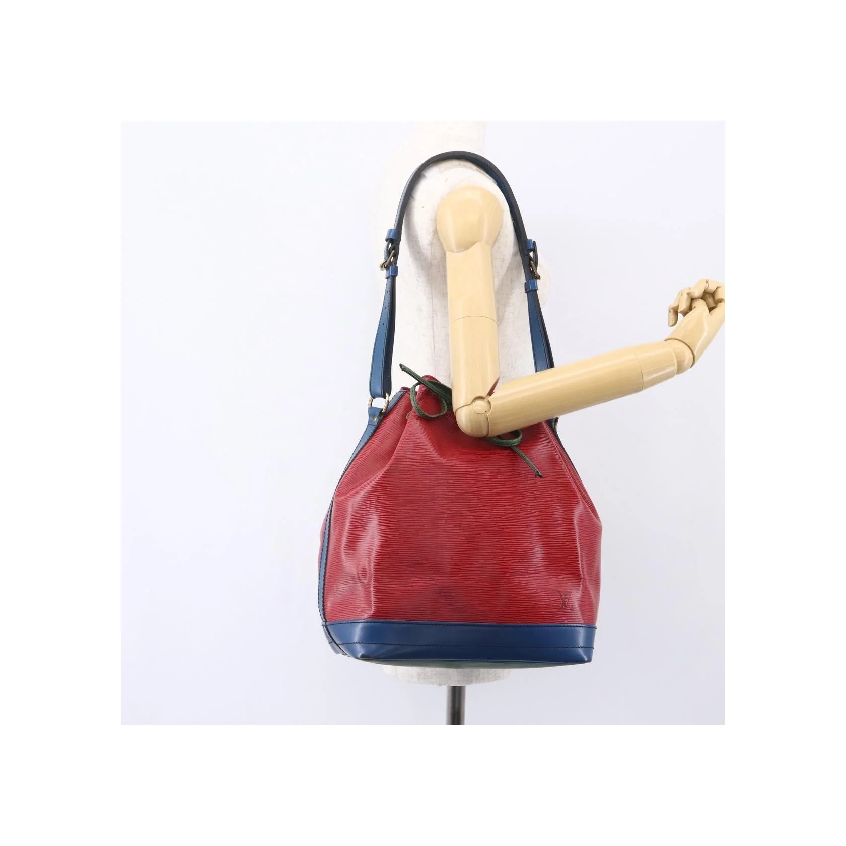 Sac À Main Louis Vuitton Noe Tricolore - Red - Image 13