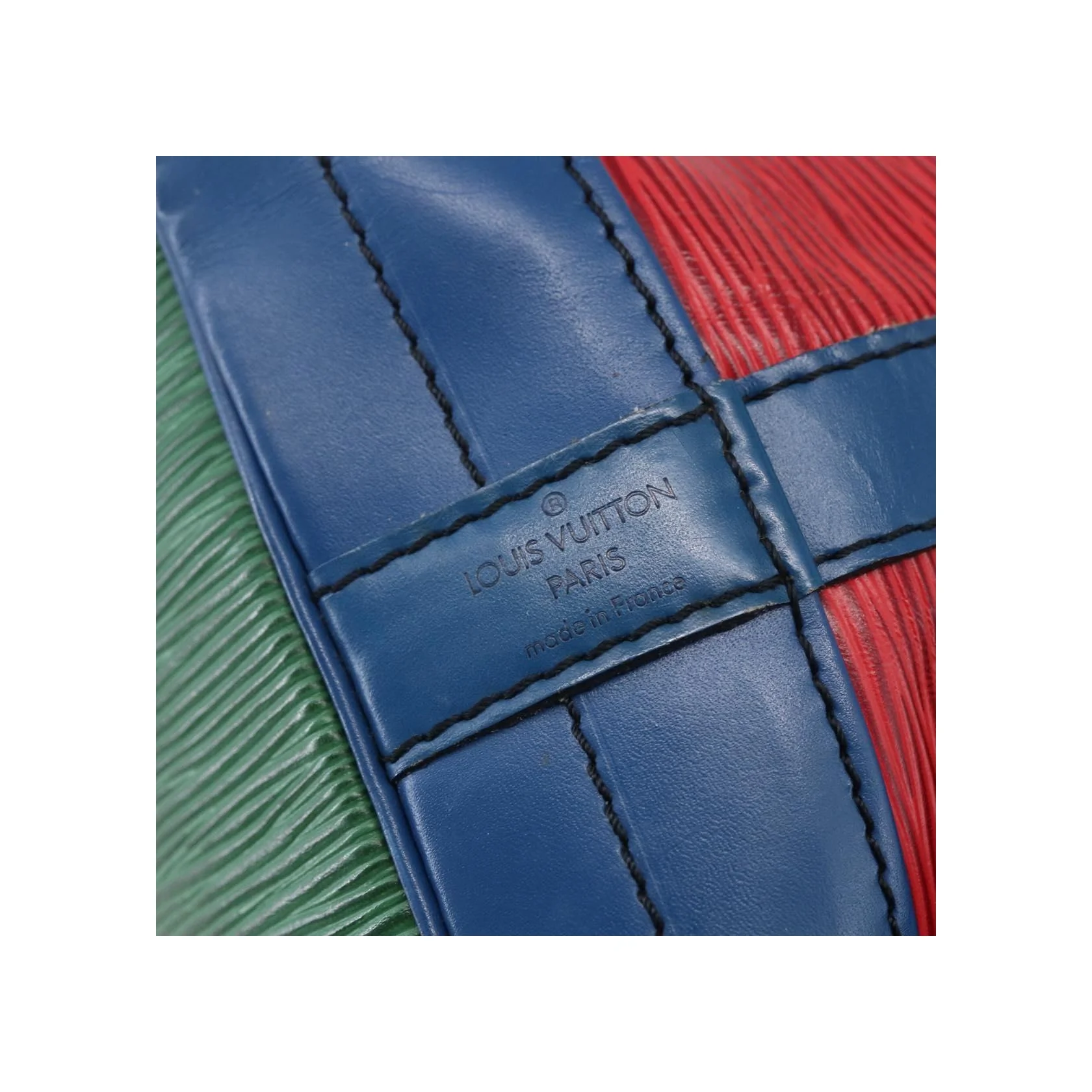 Sac À Main Louis Vuitton Noe Tricolore - Red - Image 7