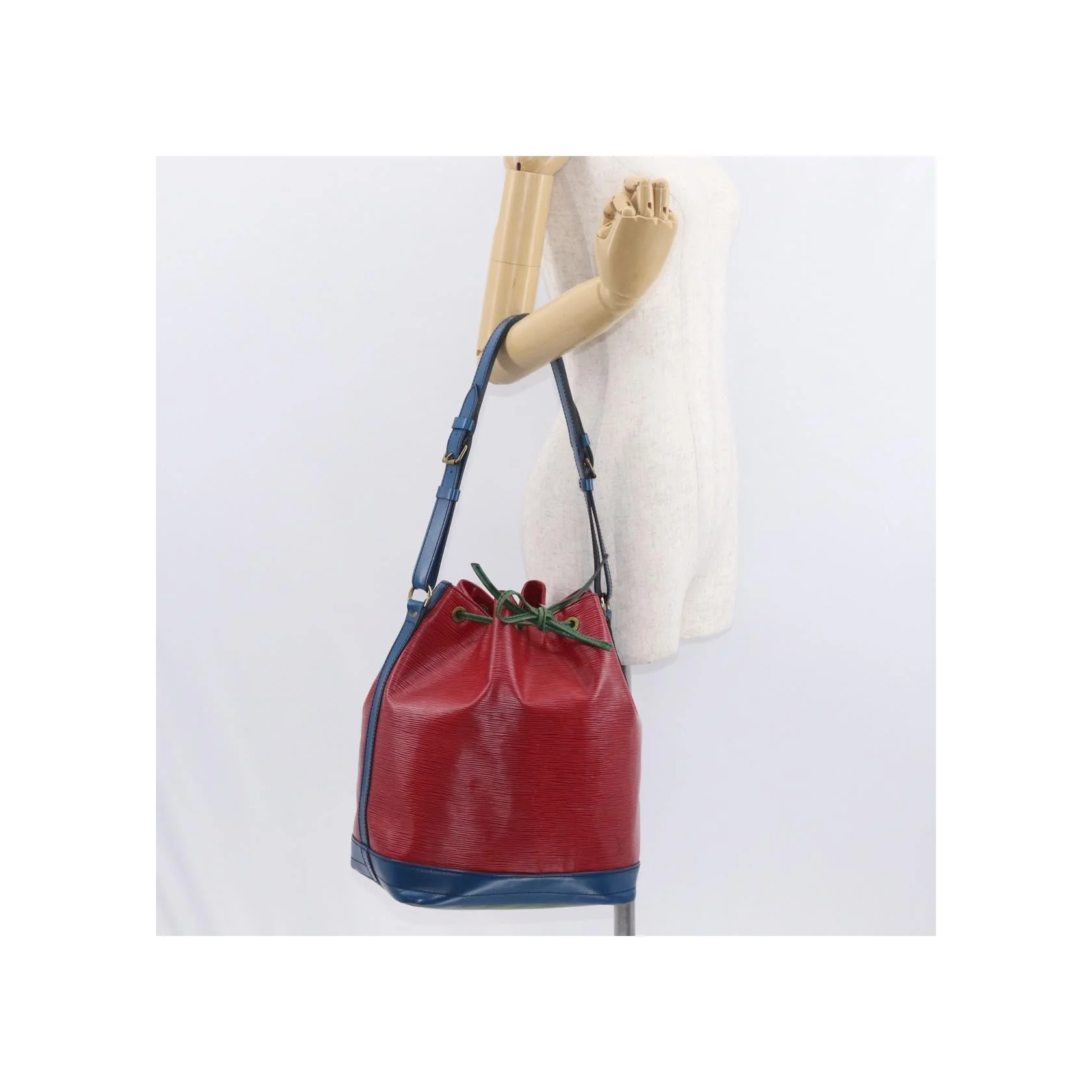 Sac À Main Louis Vuitton Noe Tricolore - Red - Image 14