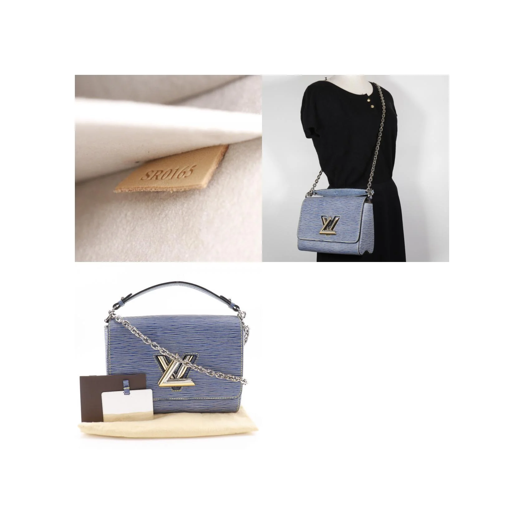 Sac À Main Louis Vuitton Twist - Blue - Image 4