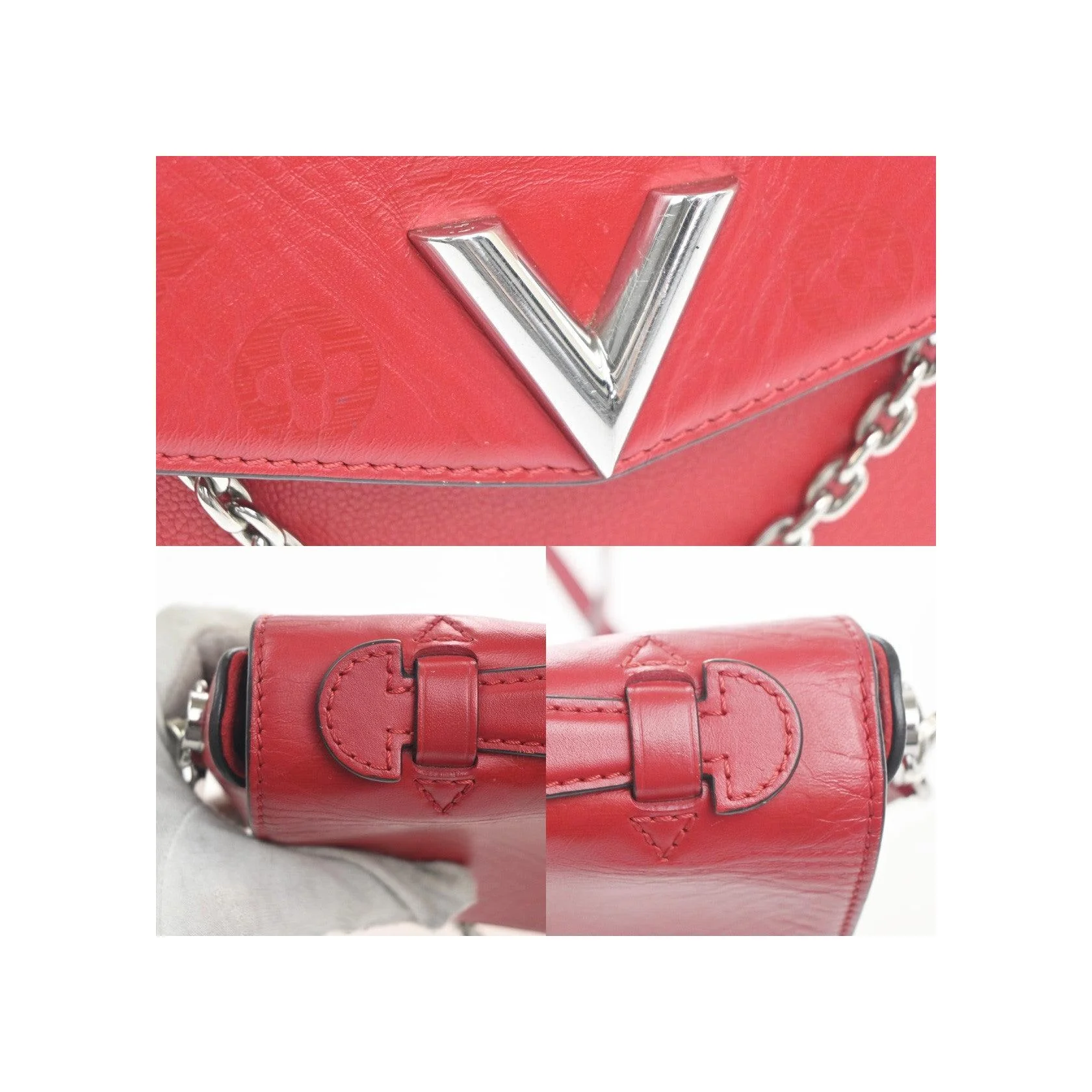 Sac Messager Louis Vuitton Very - Red - Image 11