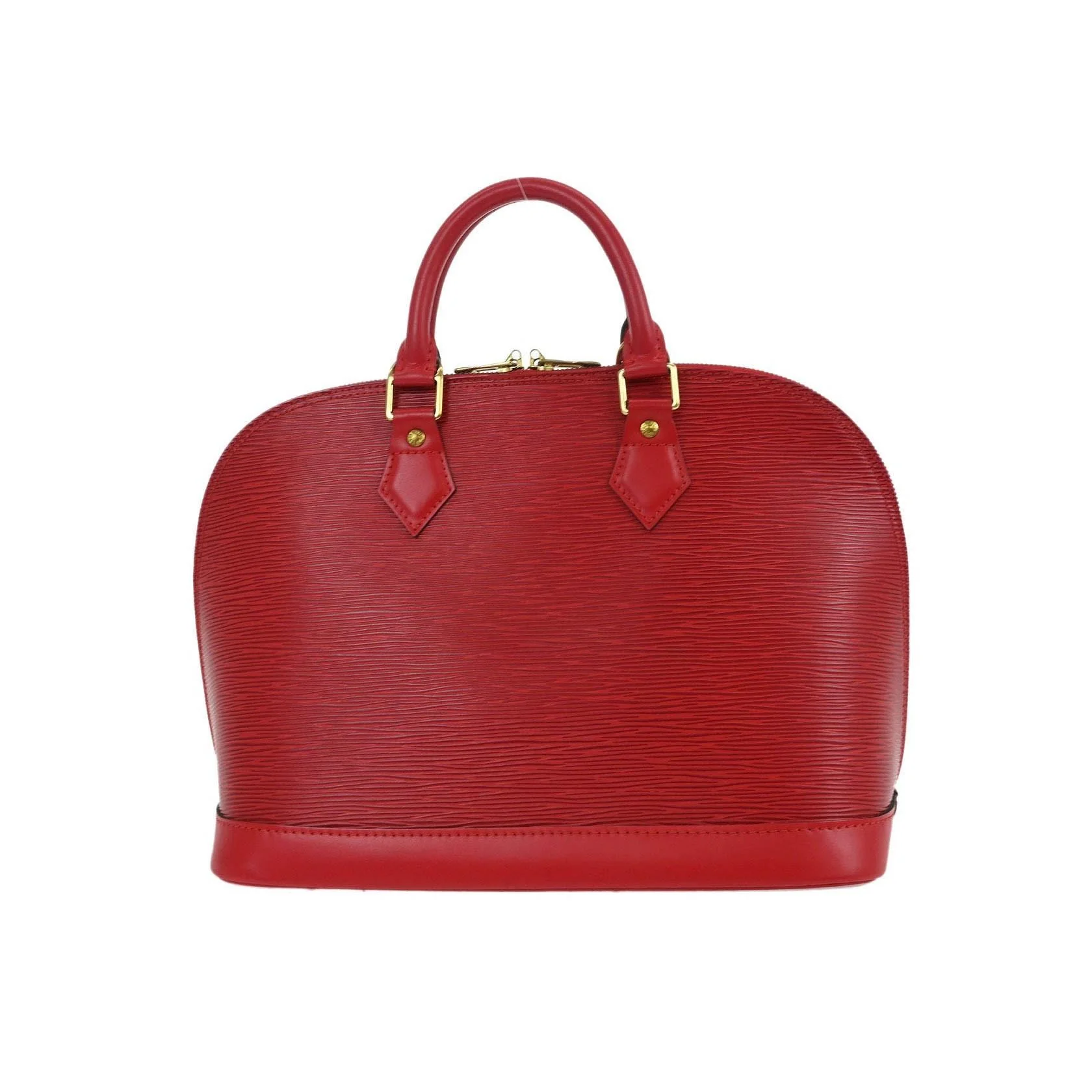 Sac À Main Louis Vuitton Alma Vintage - Red - Image 2