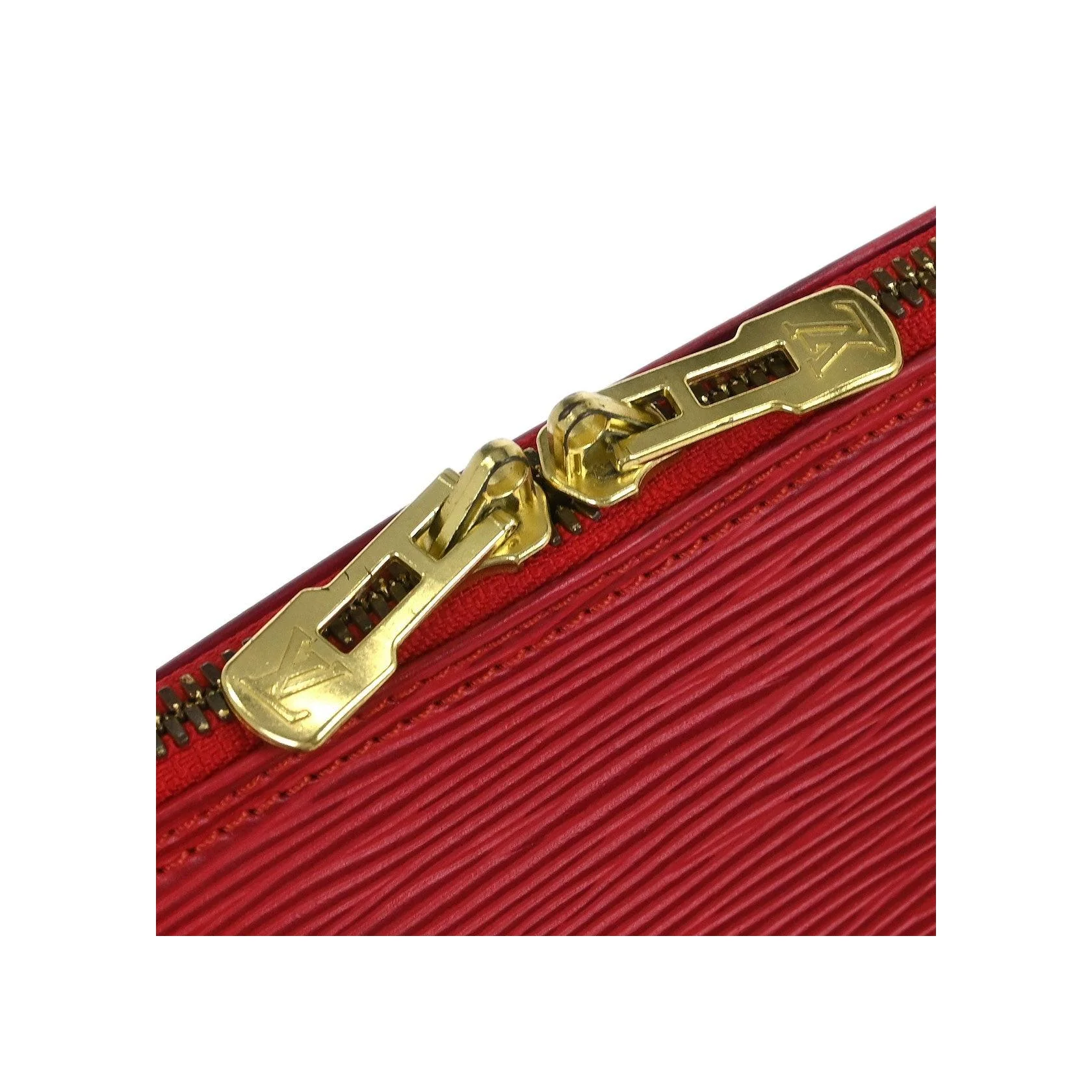 Sac À Main Louis Vuitton Alma Vintage - Red - Image 7